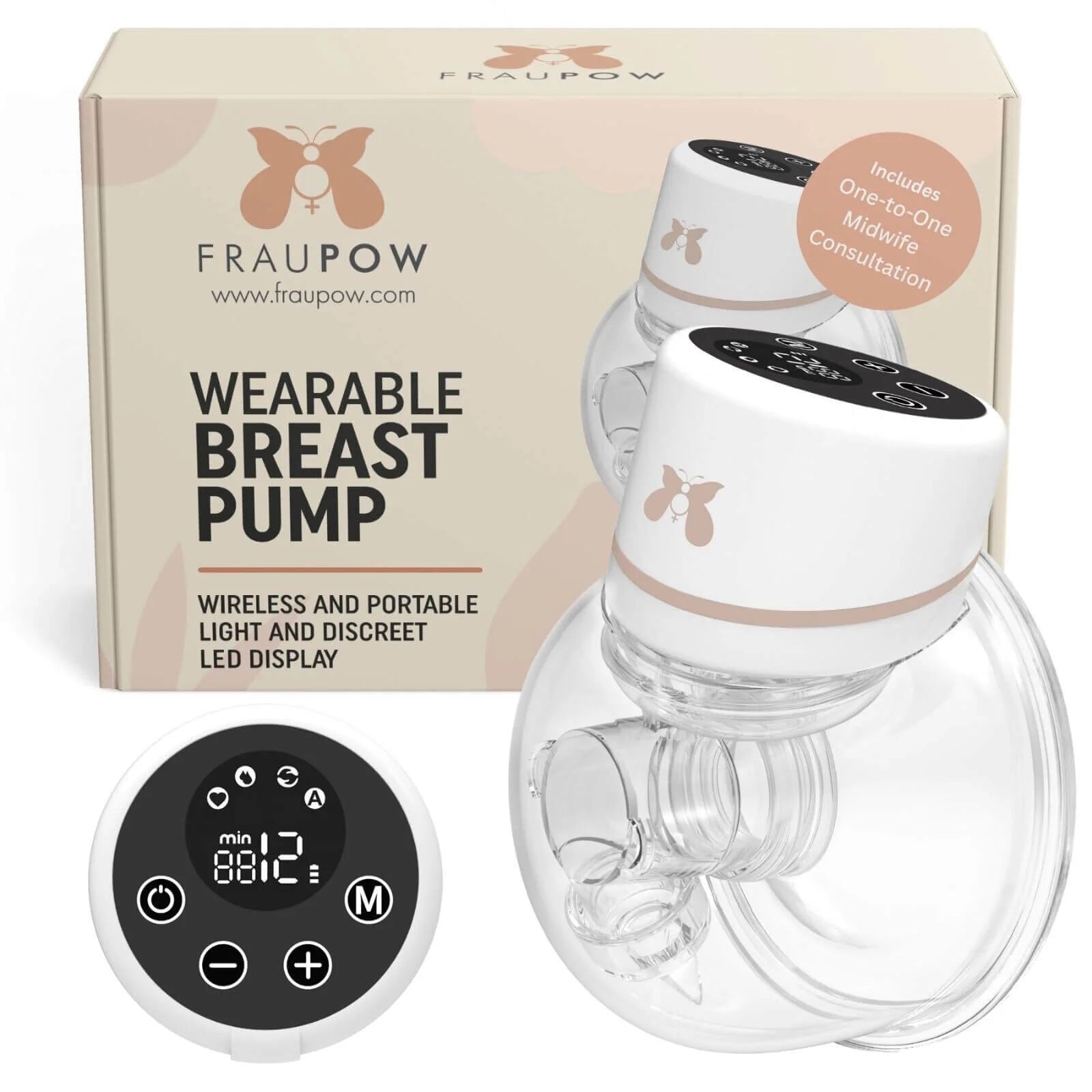 Fraupow Wearable Electric Breast Pump - ebebek - Black Friday
