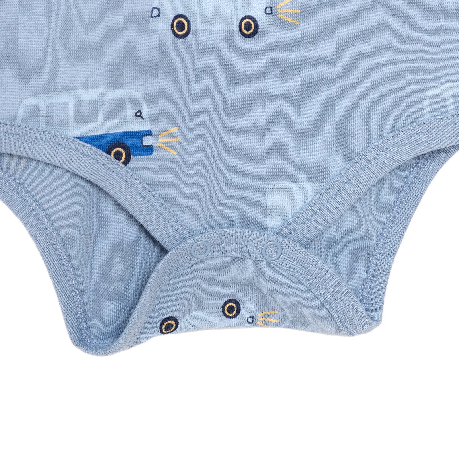 HelloBaby Boy Long Sleeve Bodysuit - Blue - ebebek - Black Friday