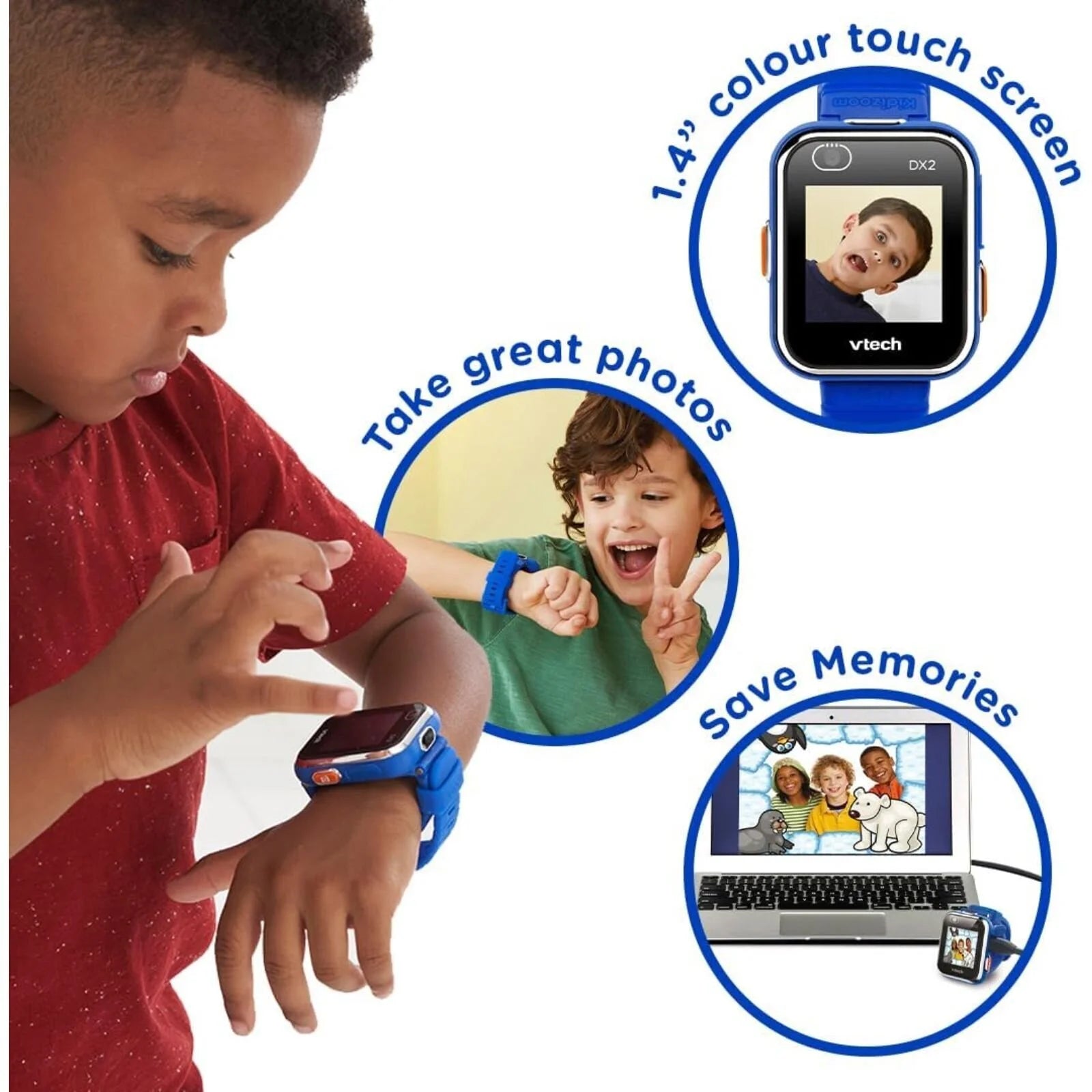 VTech Kidizoom SmartWatch DX2 - Blue - ebebek - Black Friday
