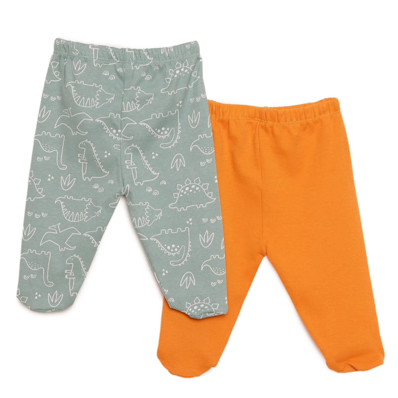 HelloBaby Boy 2 Piece Footed Bottom - Orange - ebebek - Black Friday
