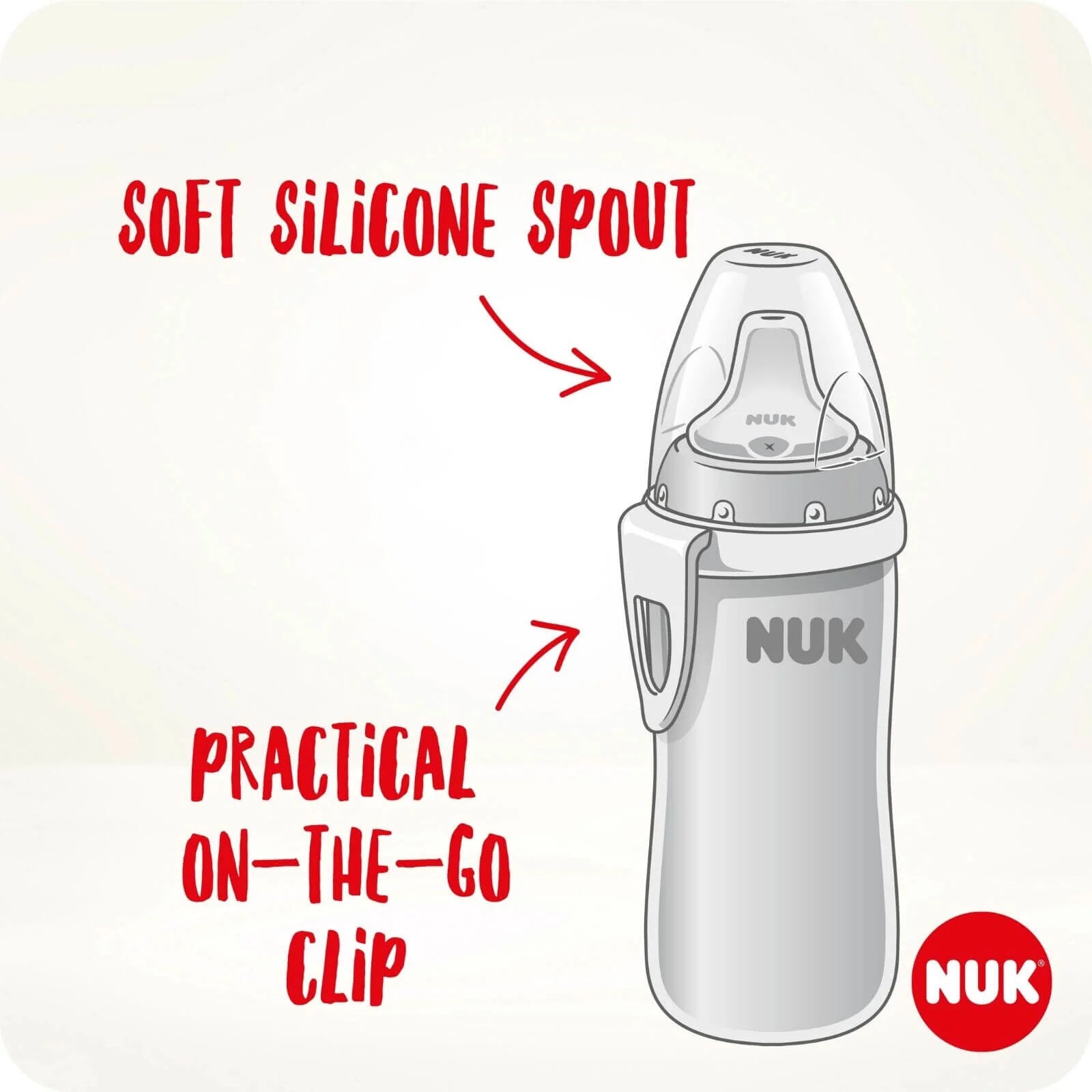 NUK Disney Winnie the Pooh Active Cup with Spout 300ml - ebebek - Black Friday