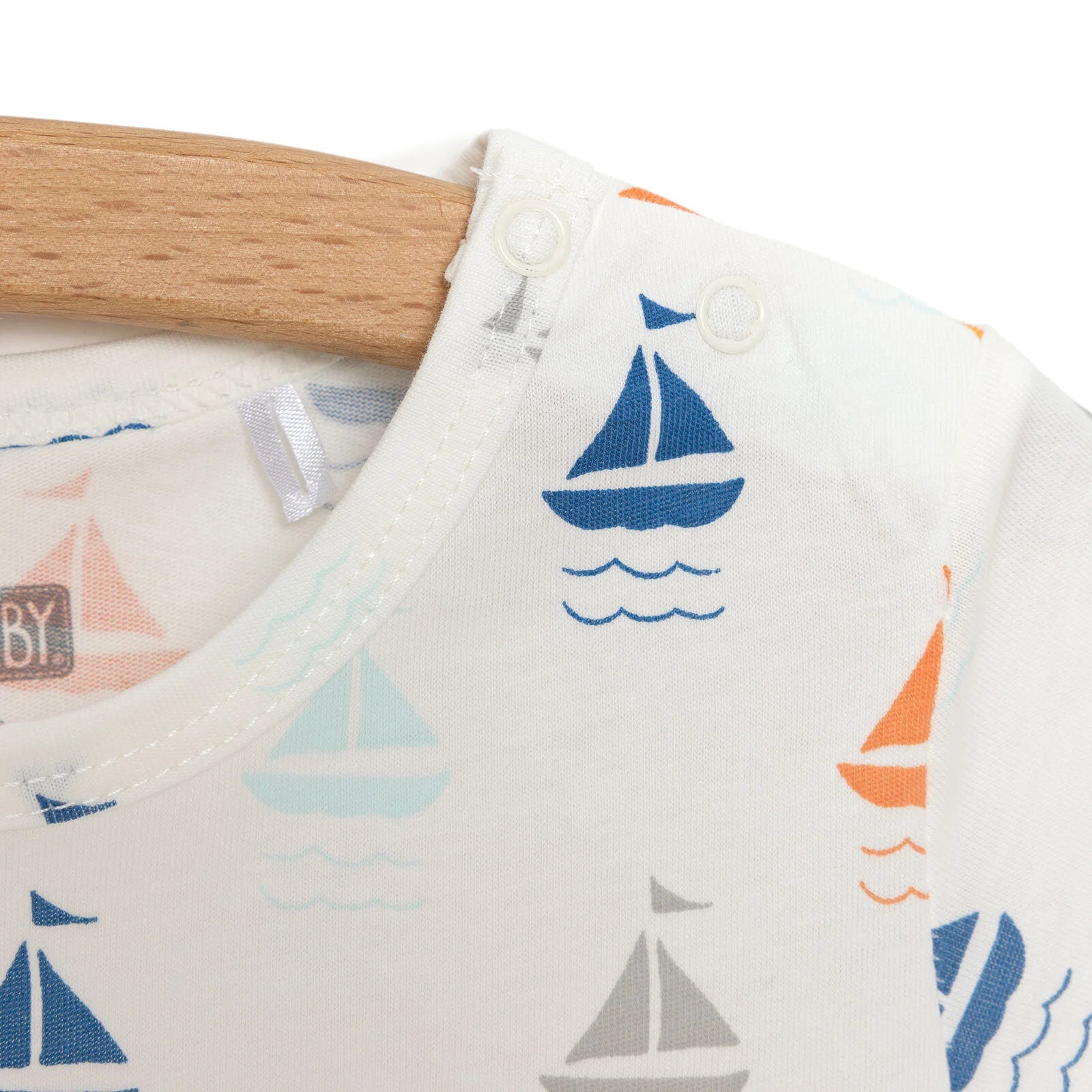 HelloBaby Newborn Boy Short Overalls - Ecru - ebebek - Black Friday