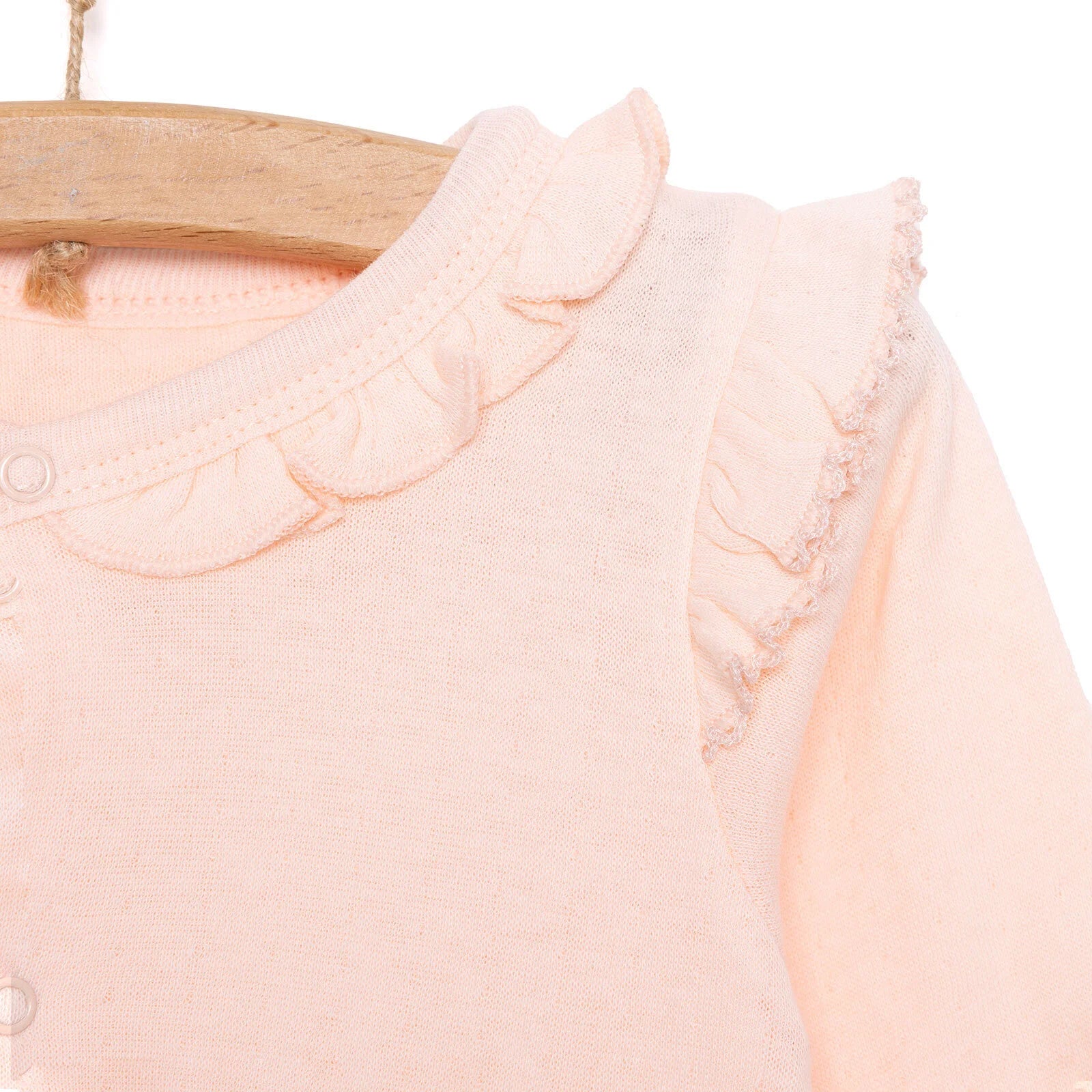 Bebetto Happy Garden Girl Footed Jumpsuit - Light Pink - ebebek - Black Friday