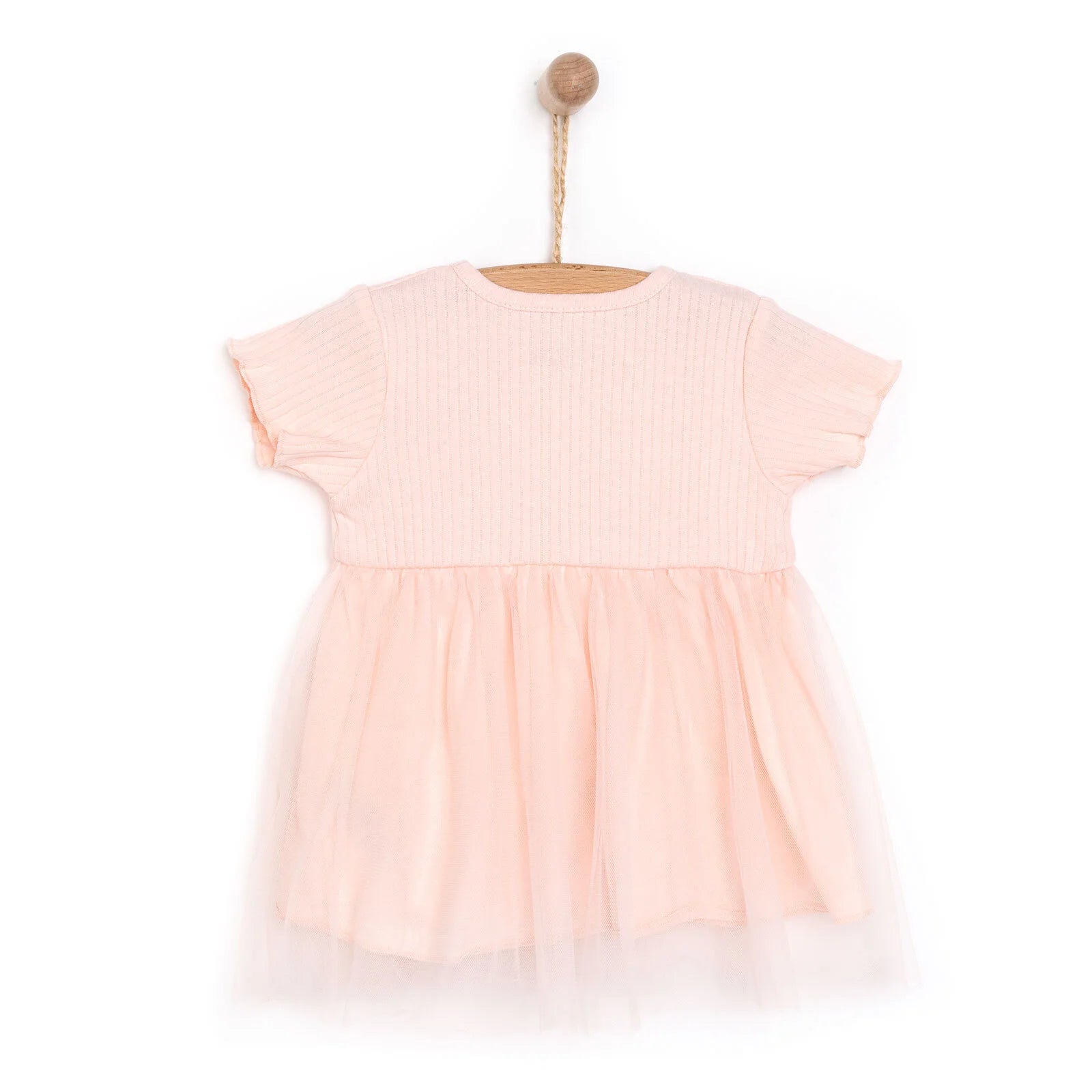 HelloBaby Newborn Girl Tulle Dress - Salmon - ebebek - Black Friday
