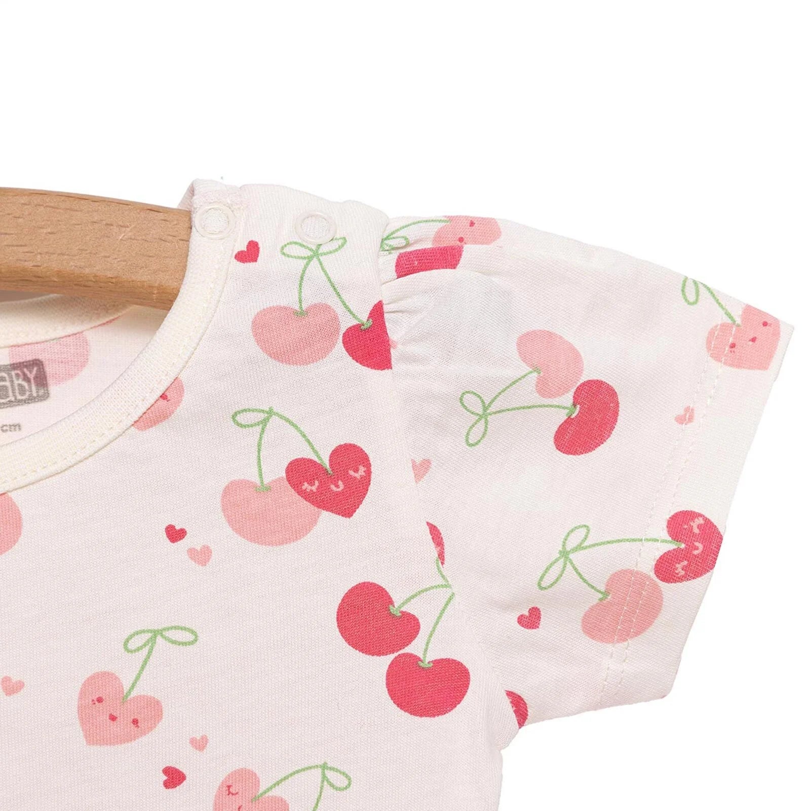 HelloBaby Basic Girl Cherries Patterned T-Shirt - Printed - ebebek - Black Friday