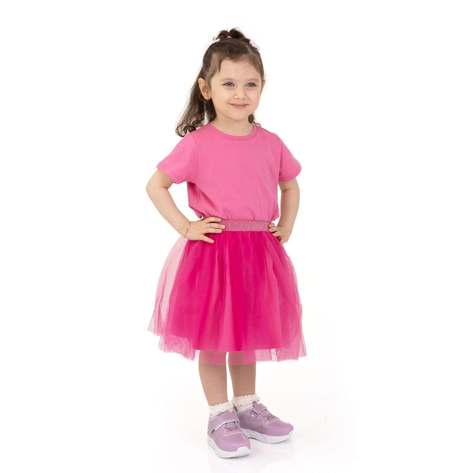 HelloBaby Little Blooms Girl Blouse - Skirt - Pink - ebebek - Black Friday