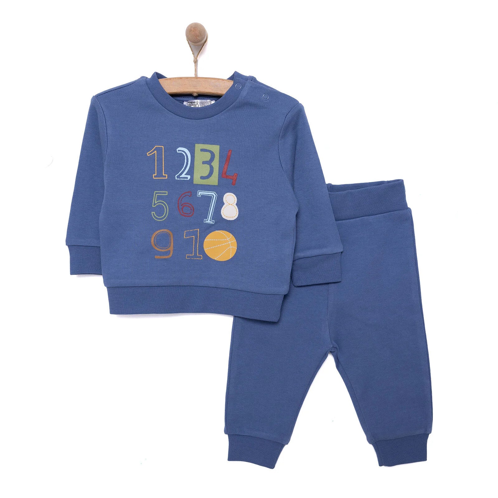 HelloBaby Basic Jumpsuit - Dark Blue - ebebek - Black Friday