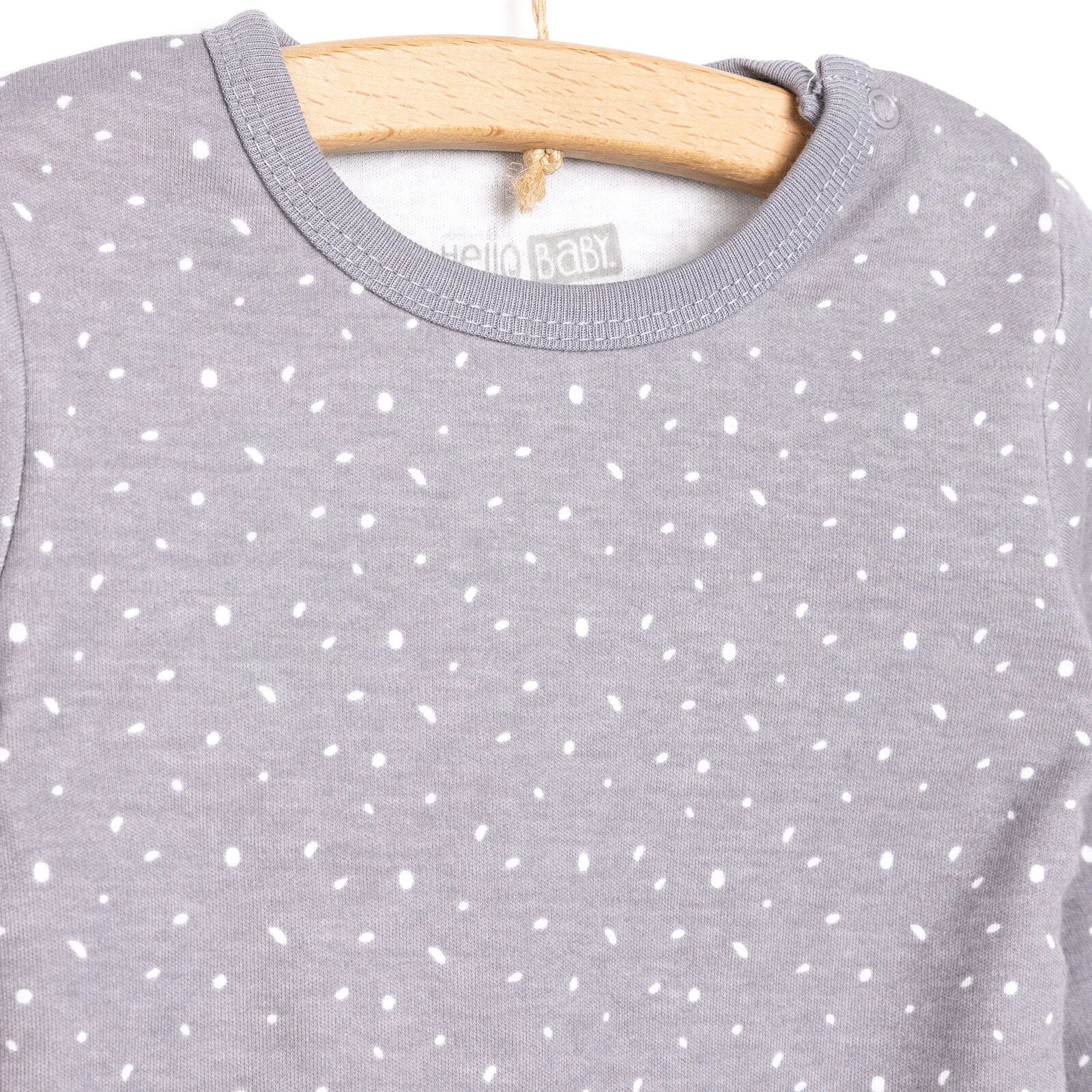 HelloBaby Girl Long Sleeve Bodysuit - Anthracite - ebebek - Black Friday