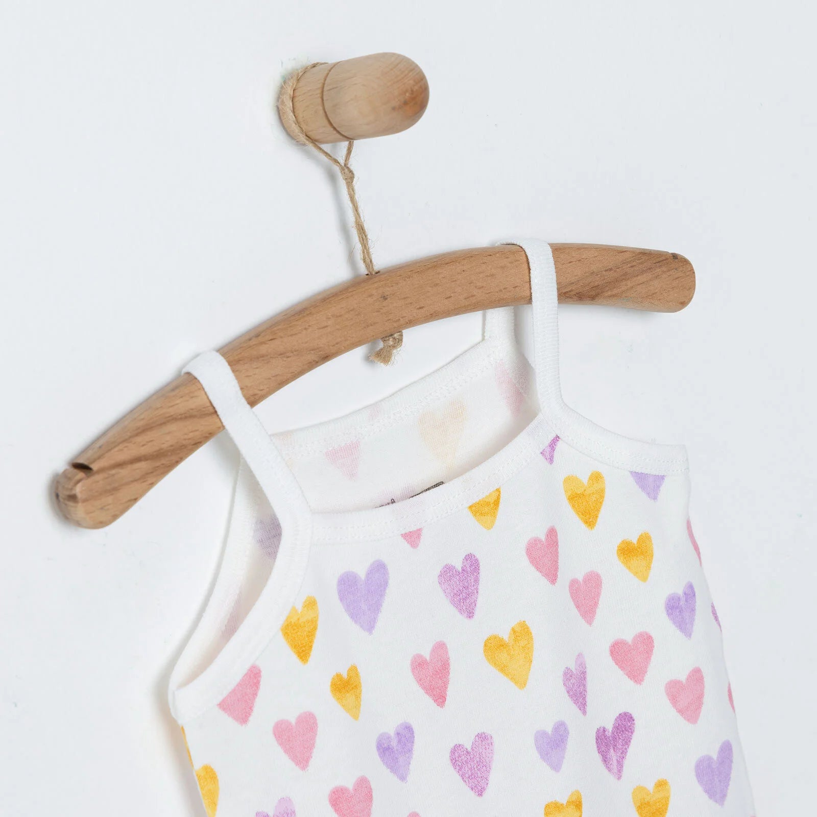 HelloBaby Baby Girl Rope Strap Bodysuit - Ecru - ebebek - Black Friday