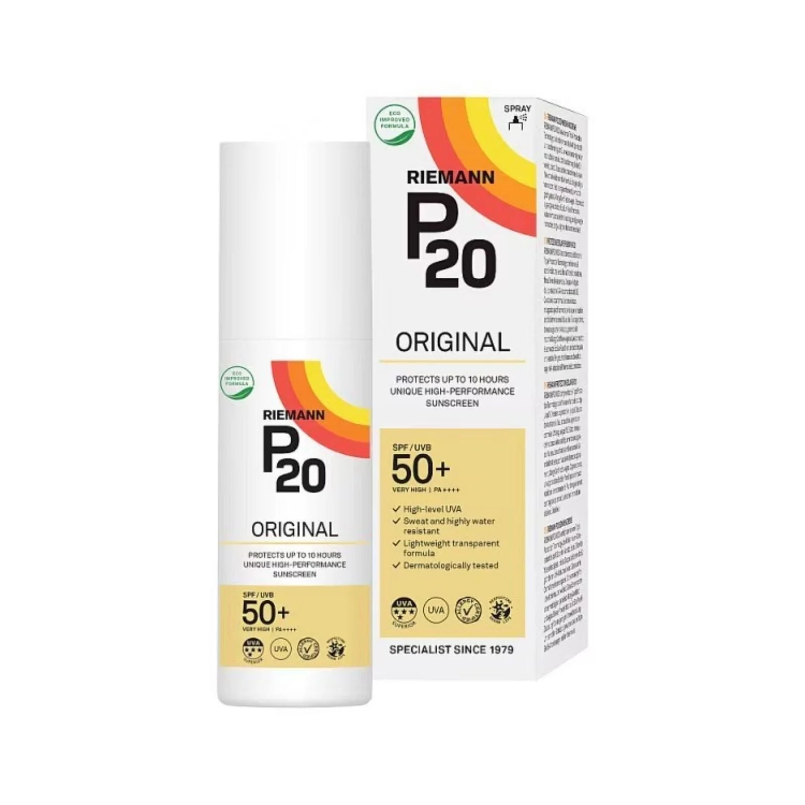 P20 Original SPF 50+ Sun Spray 100ml - ebebek - Black Friday