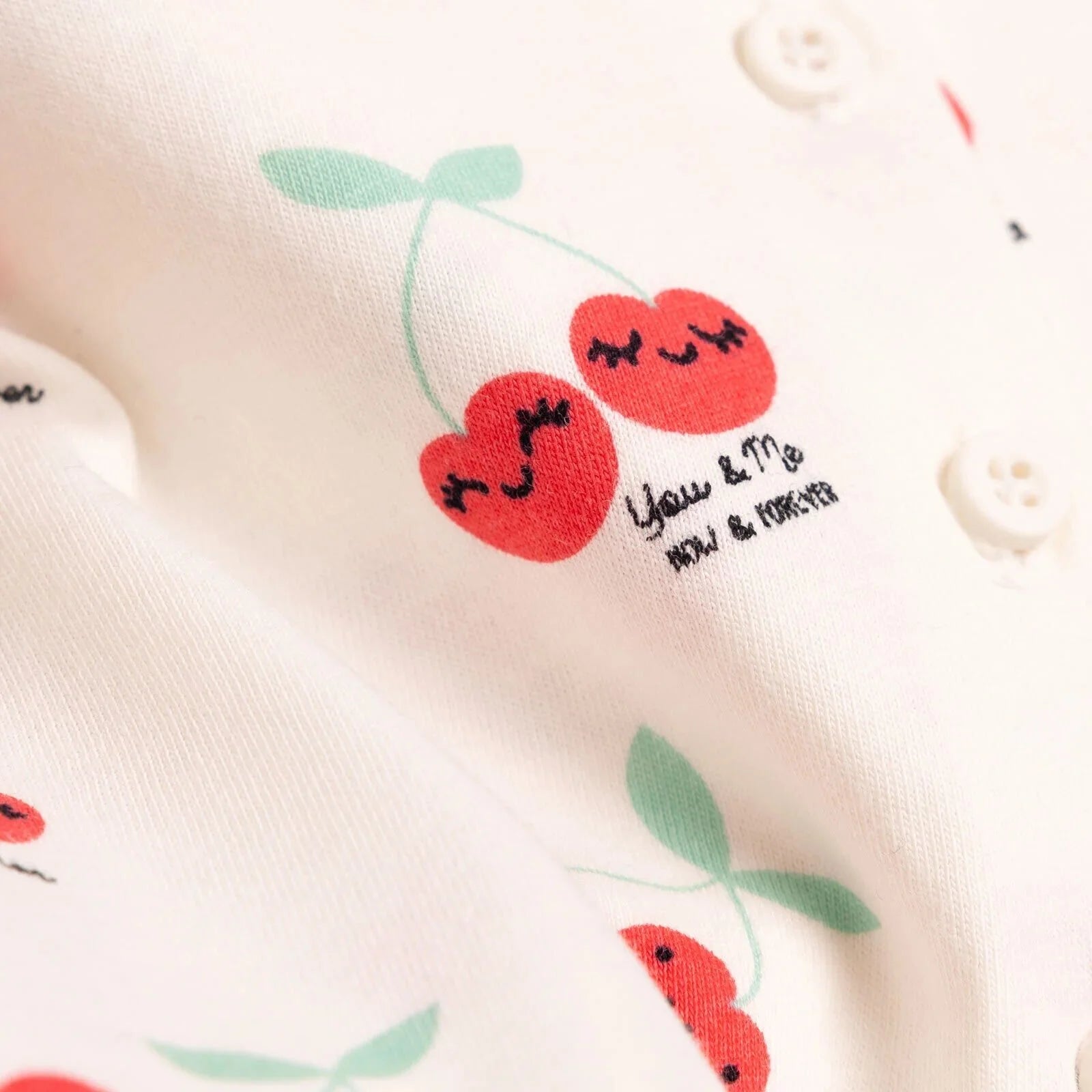 HelloBaby Baby Girl Short Sleeve Pyjamas - Ecru - ebebek - Black Friday