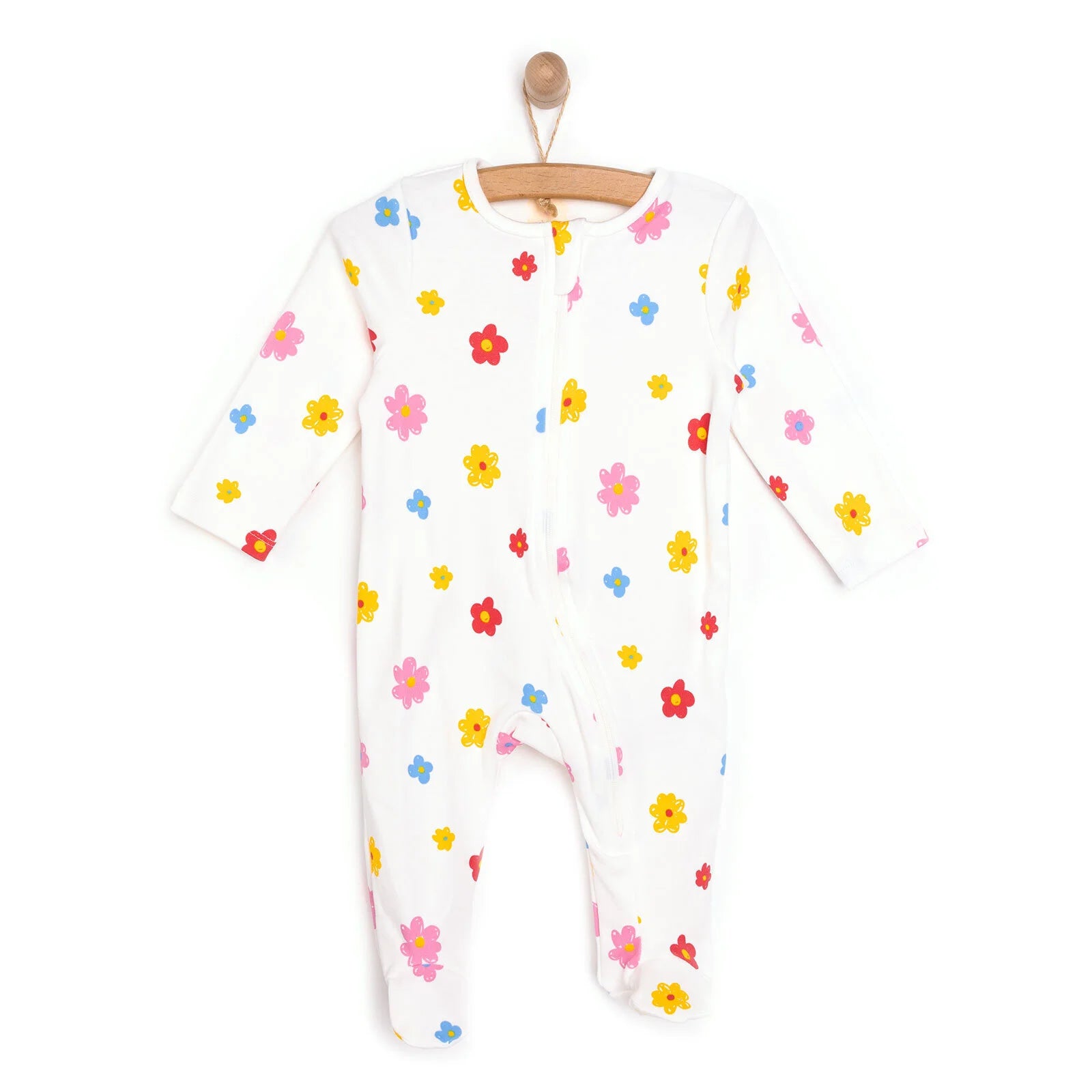 HelloBaby Footed Jumpsuit - Blue - ebebek - Black Friday