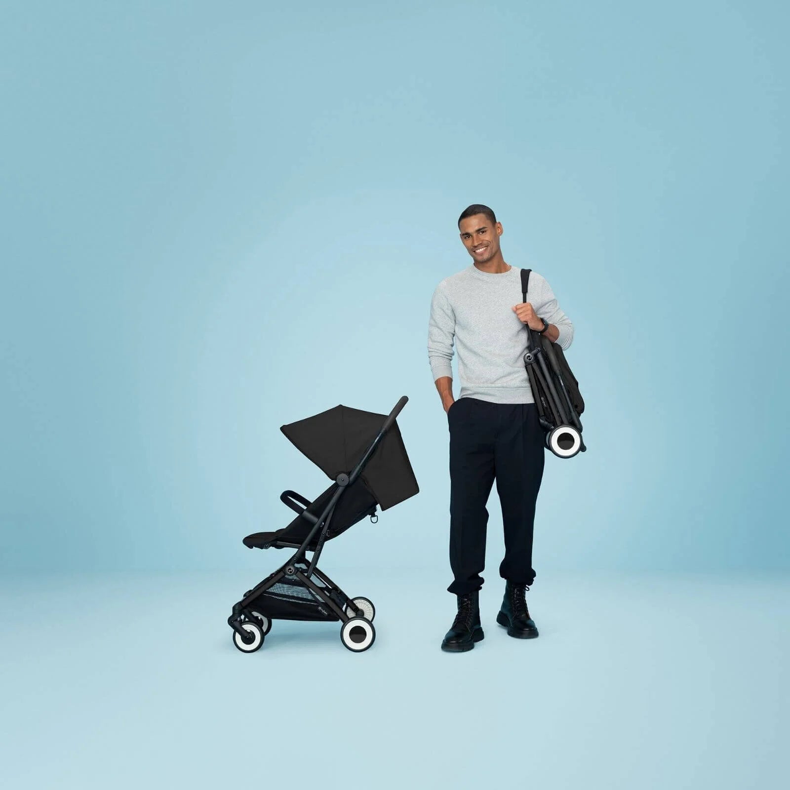 Cybex Orfeo Compact Travel Pushchair - Fog Grey - ebebek - Black Friday