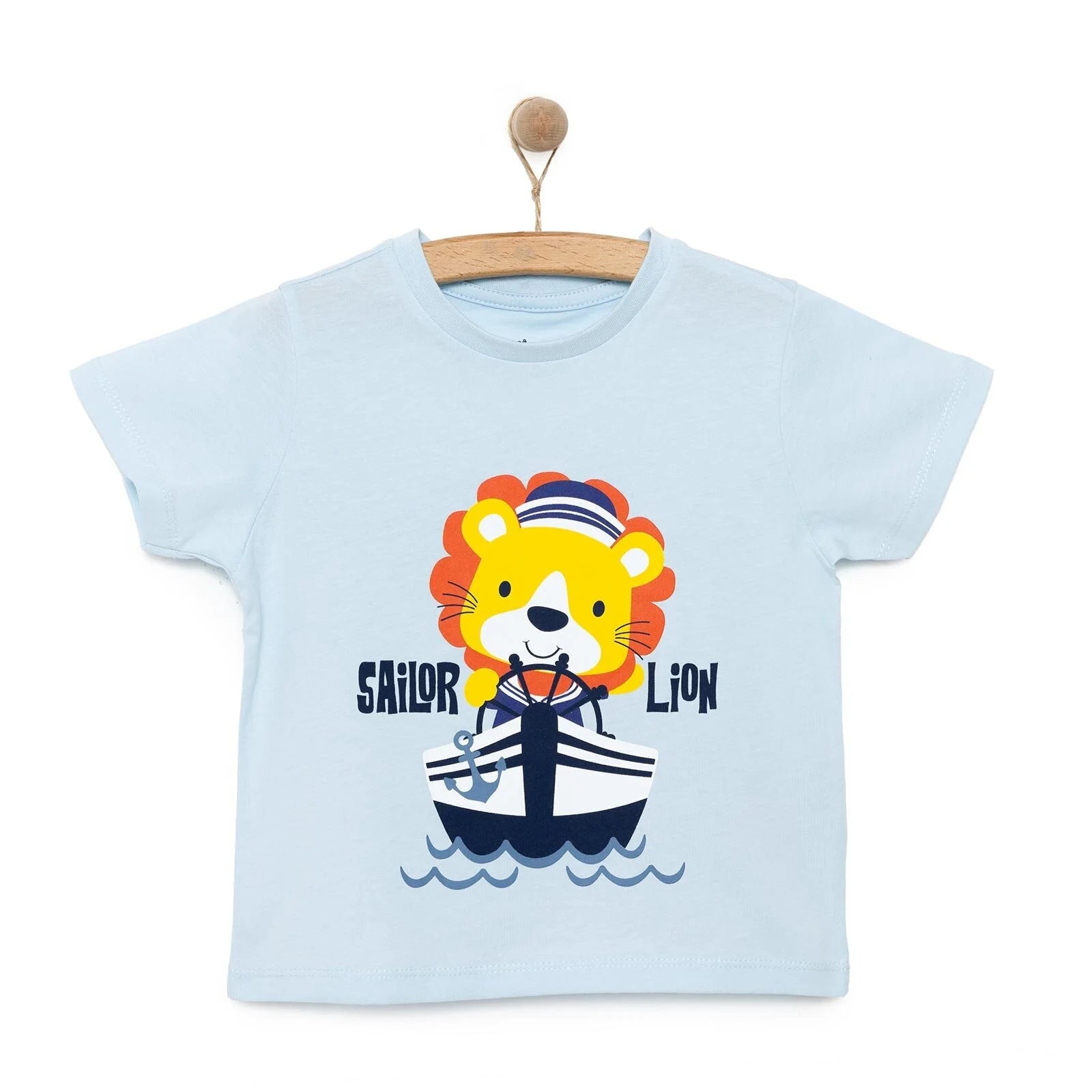 HelloBaby Basic Boy Tshirt - Light Blue - ebebek - Black Friday