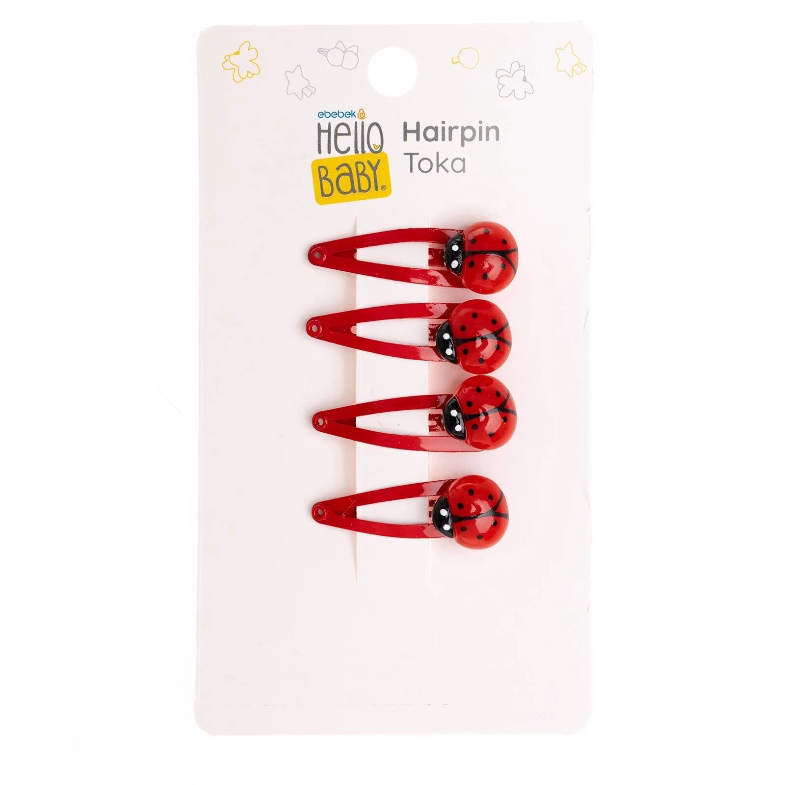 HelloBaby Hair Clips - Red - ebebek - Black Friday