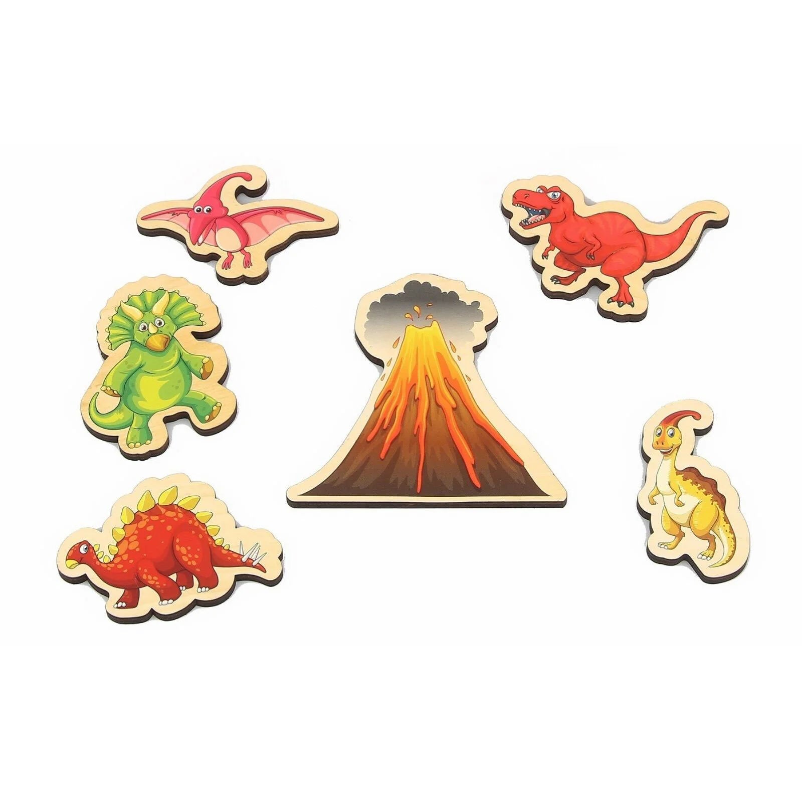 Rossie Magnetic Wooden Dinosaurs - ebebek - Black Friday