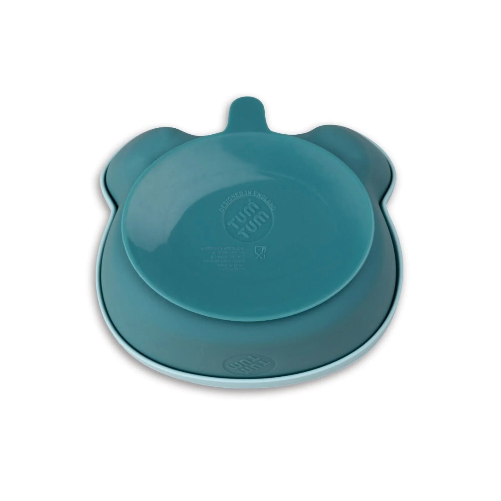 TUM TUM Silicone Weaning Bowl & Spoon Set Boris Bear - Blue - ebebek - Black Friday