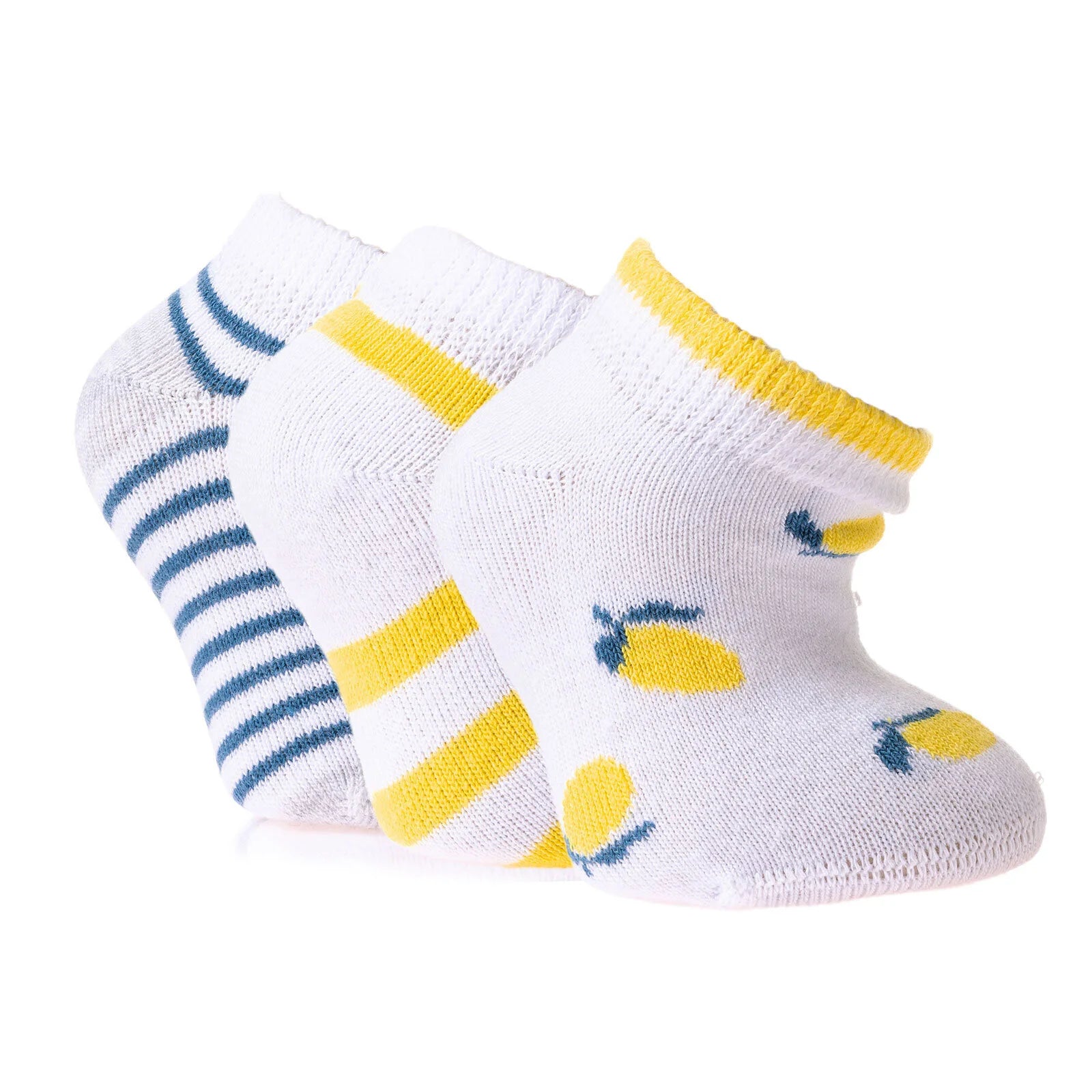 HelloBaby Baby Boy Socks 3 Pcs - Yellow - ebebek - Black Friday
