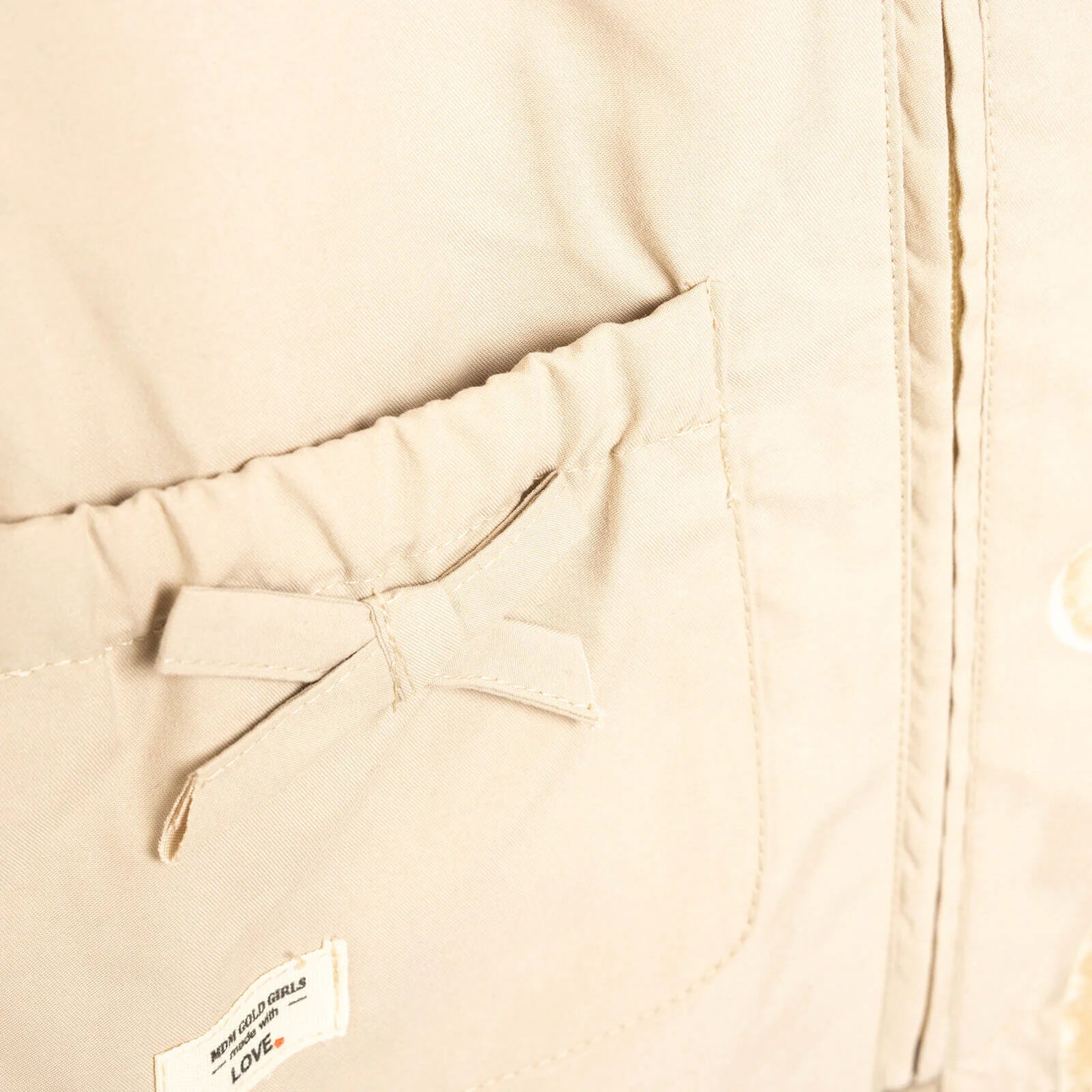 Midimod Basic Baby Girl Hooded Rabbit Raincoat - Beige - ebebek - Black Friday