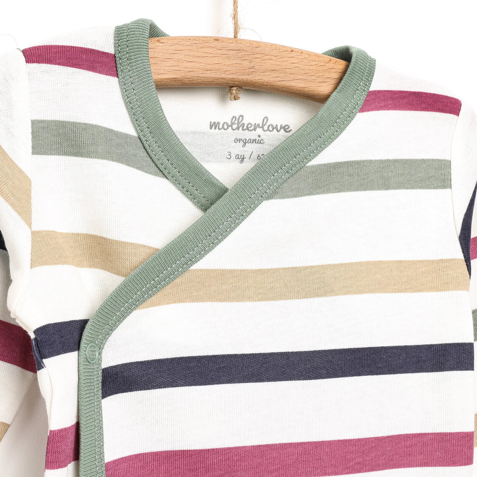 Motherlove Newborn Organic Sleeve Bodysuit - Beige - ebebek - Black Friday