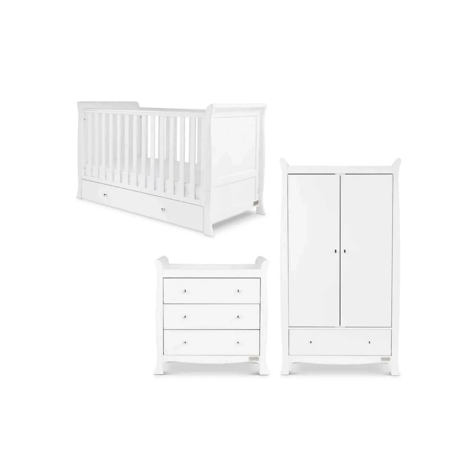 Ickle Bubba Snowdon Classic Fibre Mattress Furniture Set 3 pcs - White - ebebek - Black Friday