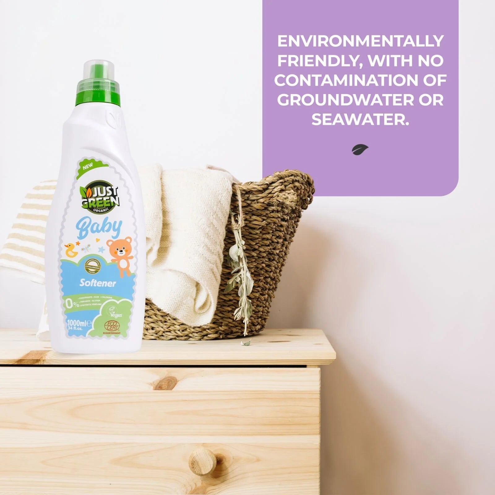 Just Green Organic Baby Laundry Softener 1000ml - ebebek - Black Friday