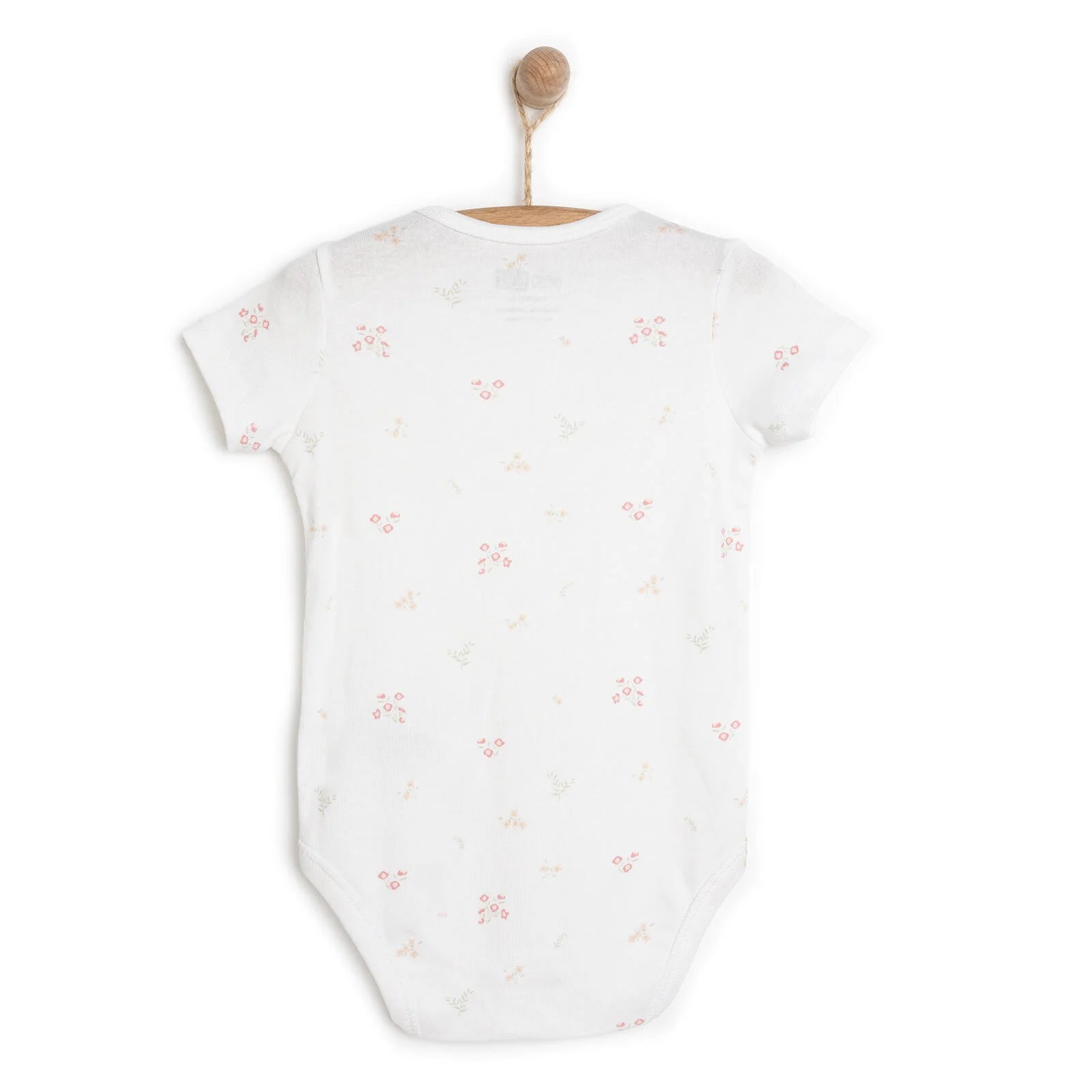 HelloBaby Baby Girl Short Sleeve Bodysuit - Ecru - ebebek - Black Friday