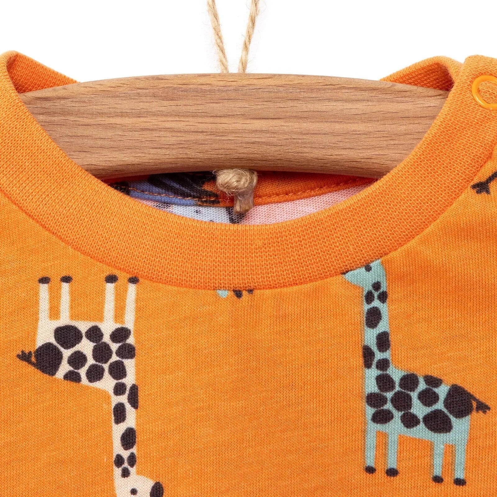HelloBaby Basic Zebra Printed Tshirt - Orange - ebebek - Black Friday