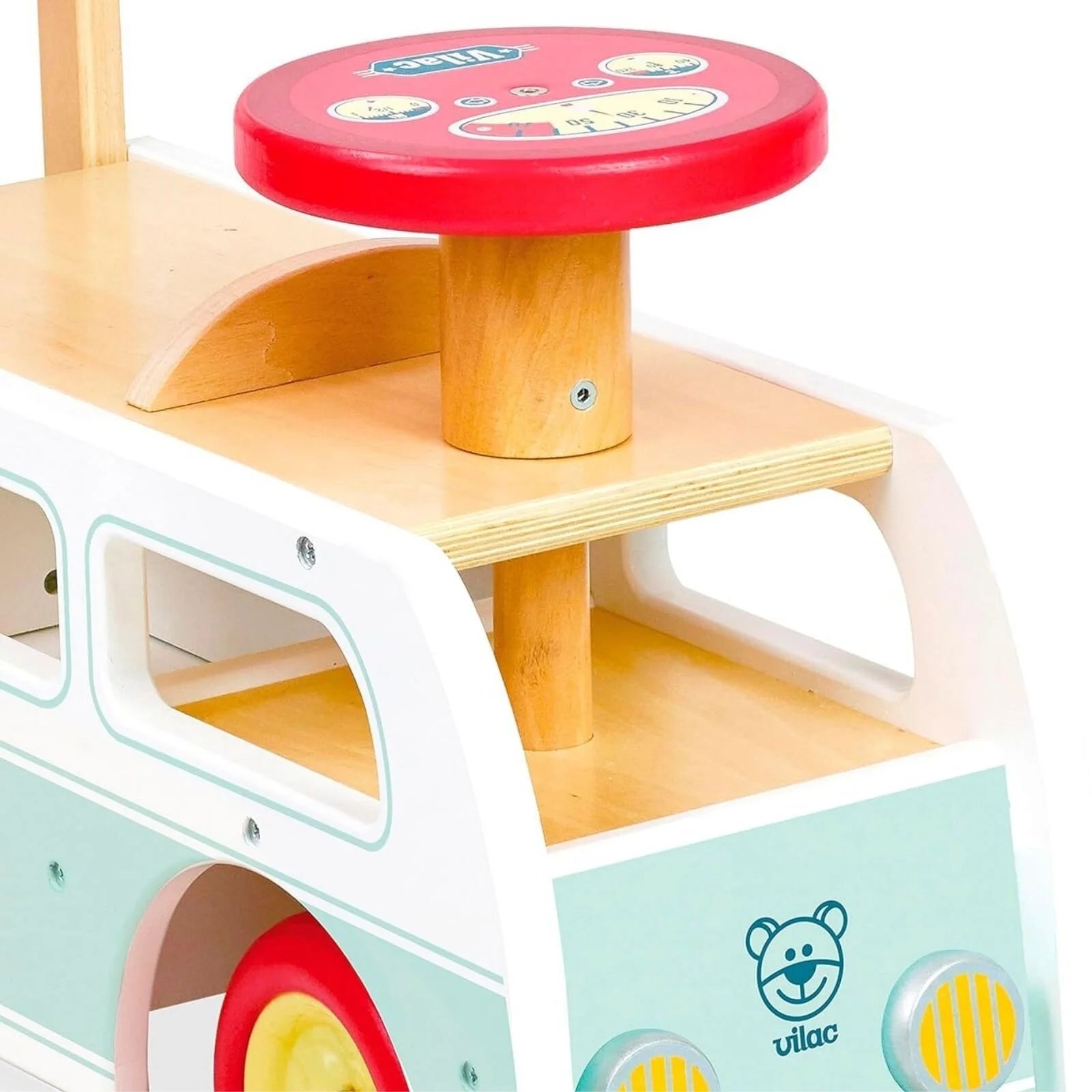 Vilac 2 - in - 1 Retro Wooden Camper Van - ebebek - Black Friday