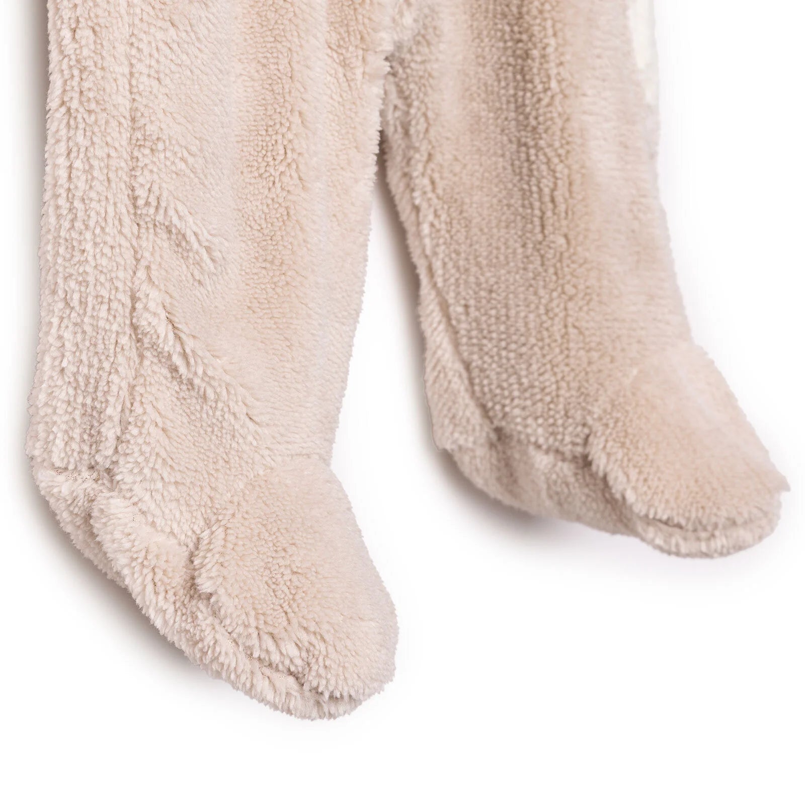 Midimod Newborn Welsoft Footed Jumpsuit - Ecru - ebebek - Black Friday