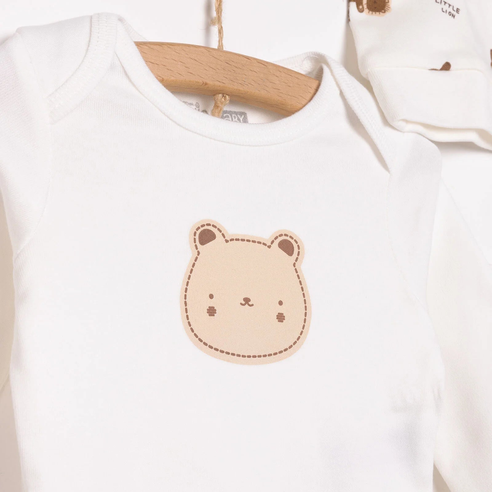 HelloBaby Baby Girl Body - Footed Bottom - Hat - Beige - ebebek - Black Friday