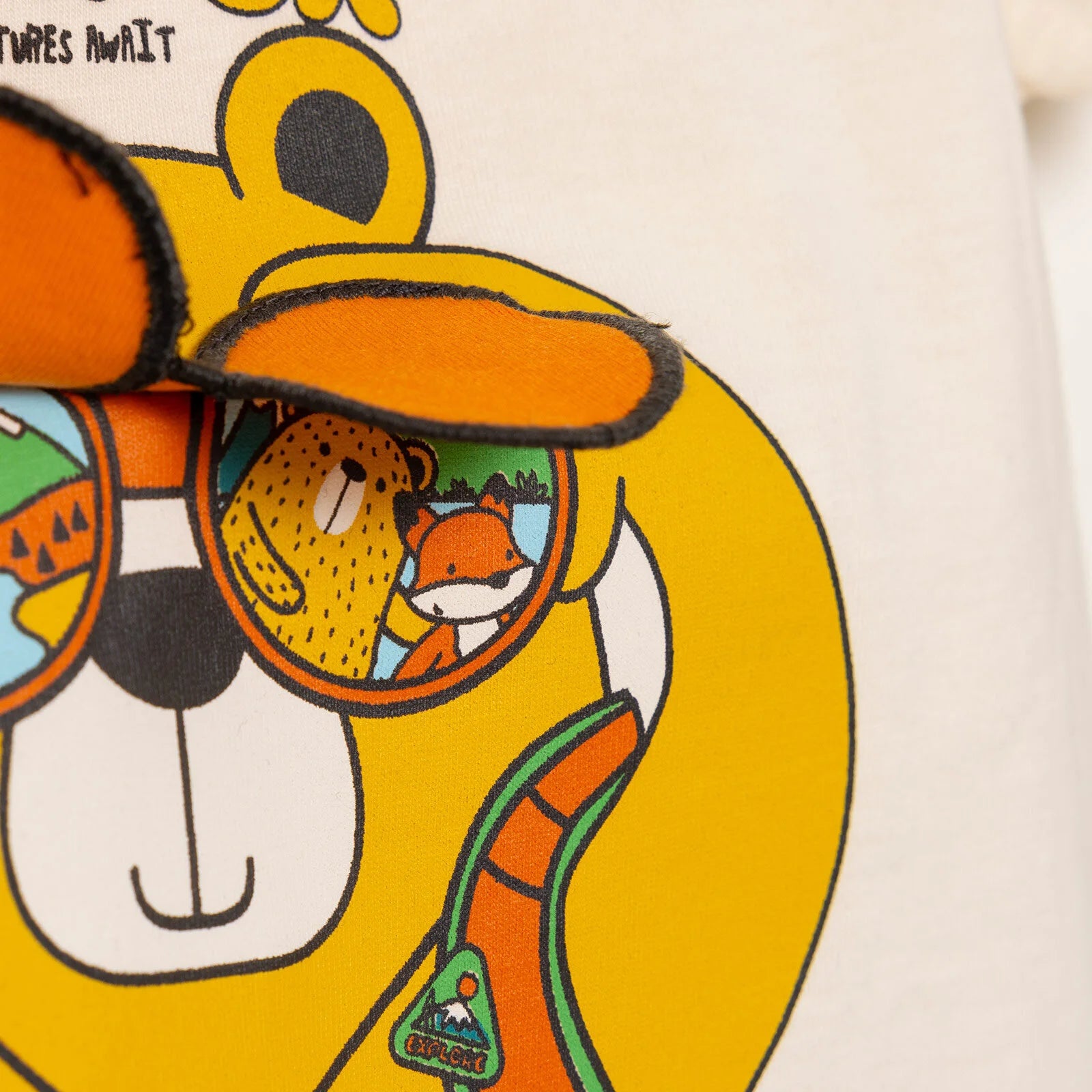 HelloBaby Happy On The Road Boy T-shirt - Ecru - ebebek - Black Friday