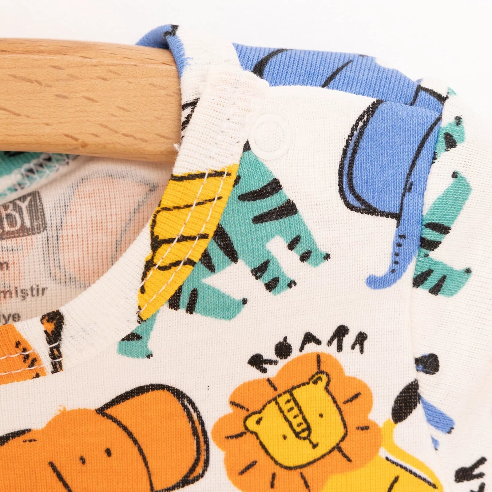 HelloBaby Baby Boy Short Sleeve Body - Light Grey - ebebek - Black Friday