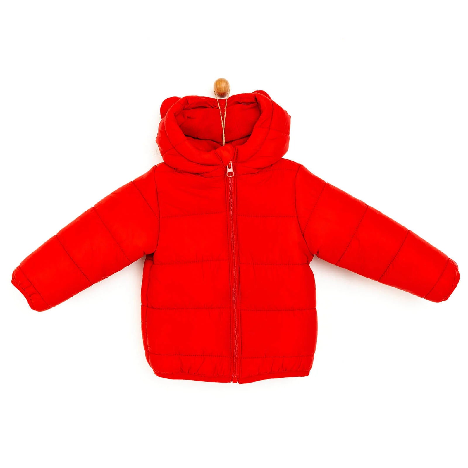 HelloBaby Eared Hoodie Coat - Red - ebebek - Black Friday
