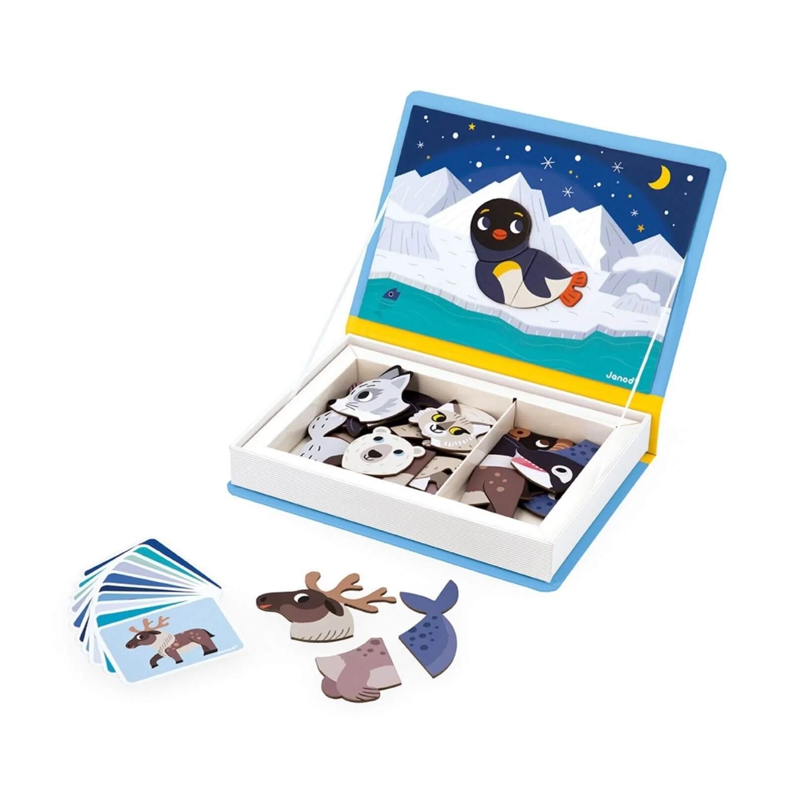Janod Magnetibook Polar Animals - ebebek - Black Friday