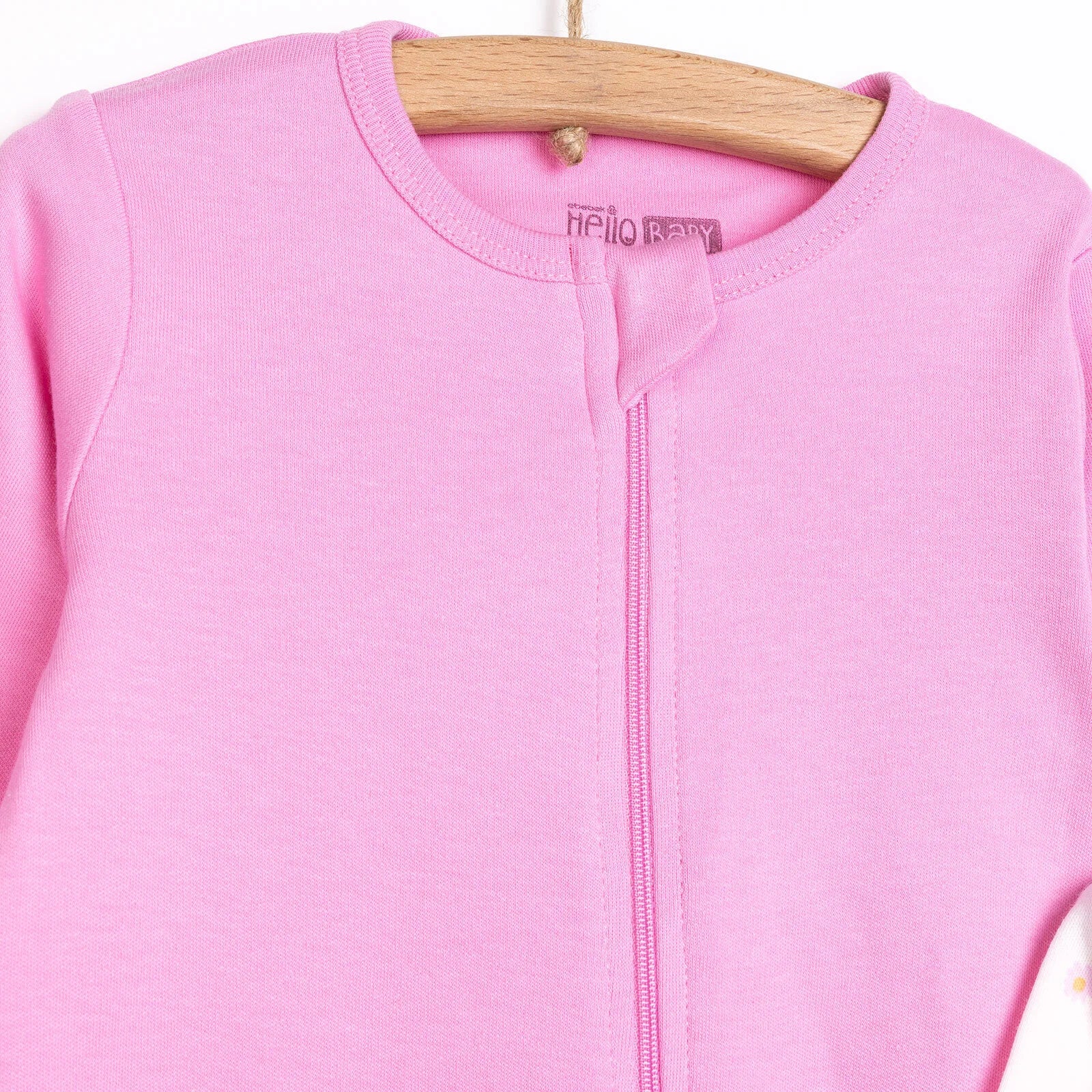 HelloBaby Newborn Girl Footed Jumpsuit - Pink - ebebek - Black Friday