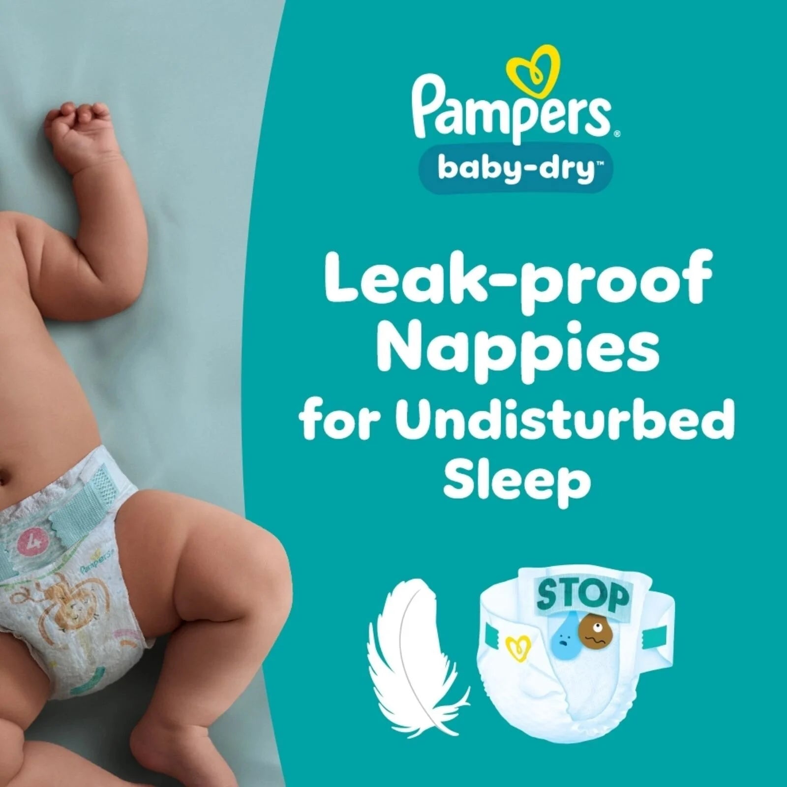 Pampers Baby Dry Size 3 Jumbo Pack - 98 nappies - ebebek - Black Friday