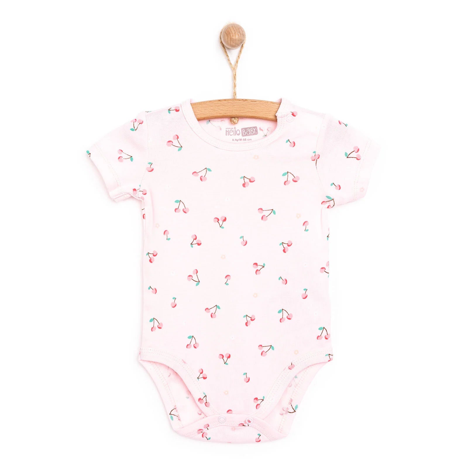 HelloBaby Girl Short Sleeve Bodysuit - Pink - ebebek - Black Friday