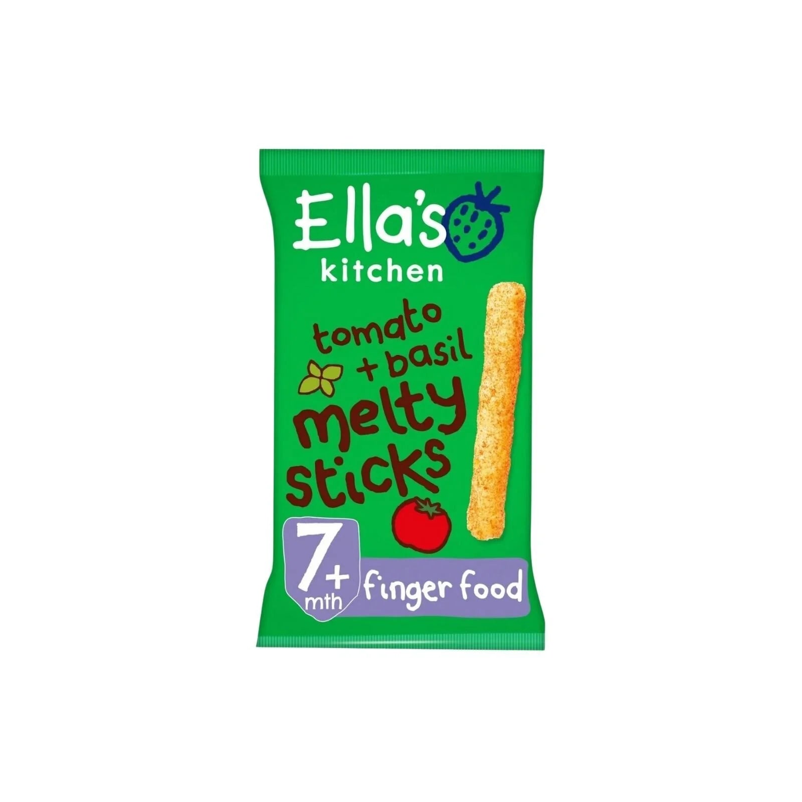 Ella's Kitchen Organic Tomato & Basil Melty Sticks Baby Snack 7+ months 16g - ebebek - Black Friday