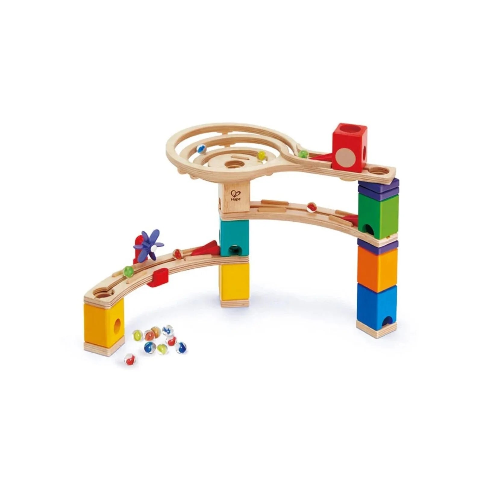 Hape Quadrilla Race to the Finish Marble Run Blocks - ebebek - Black Friday
