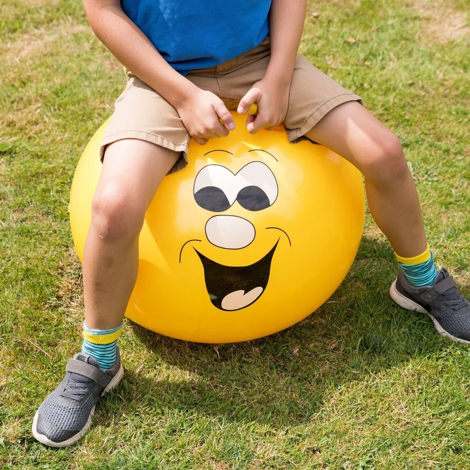Jump 'N' Bounce Smiley Hopper 50cm - Yellow - Jump n Bounce - ebebek