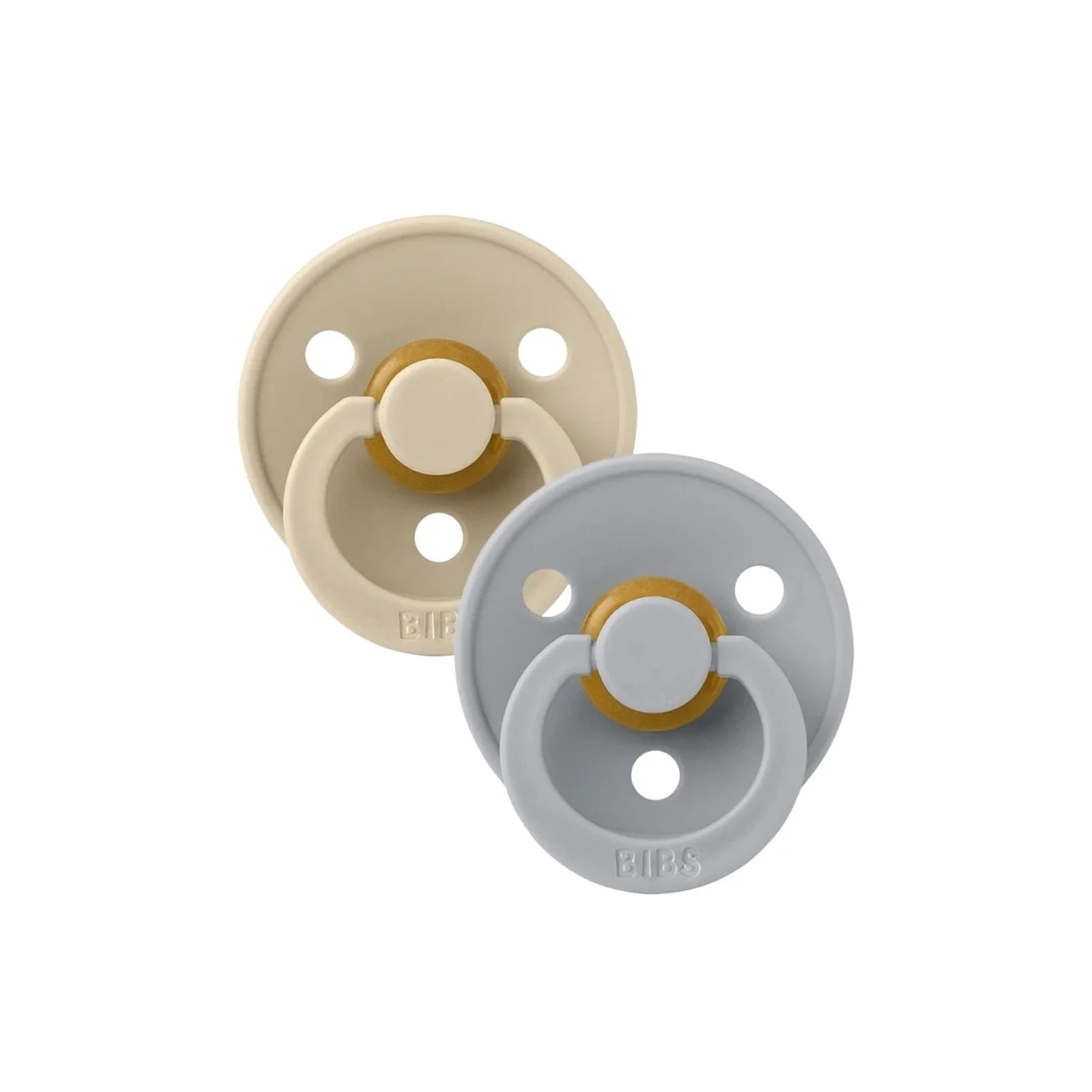 BIBS Colour Latex Soothers 0 - 6 months Pack of 2 - Vanilla & Cloud - ebebek - Black Friday