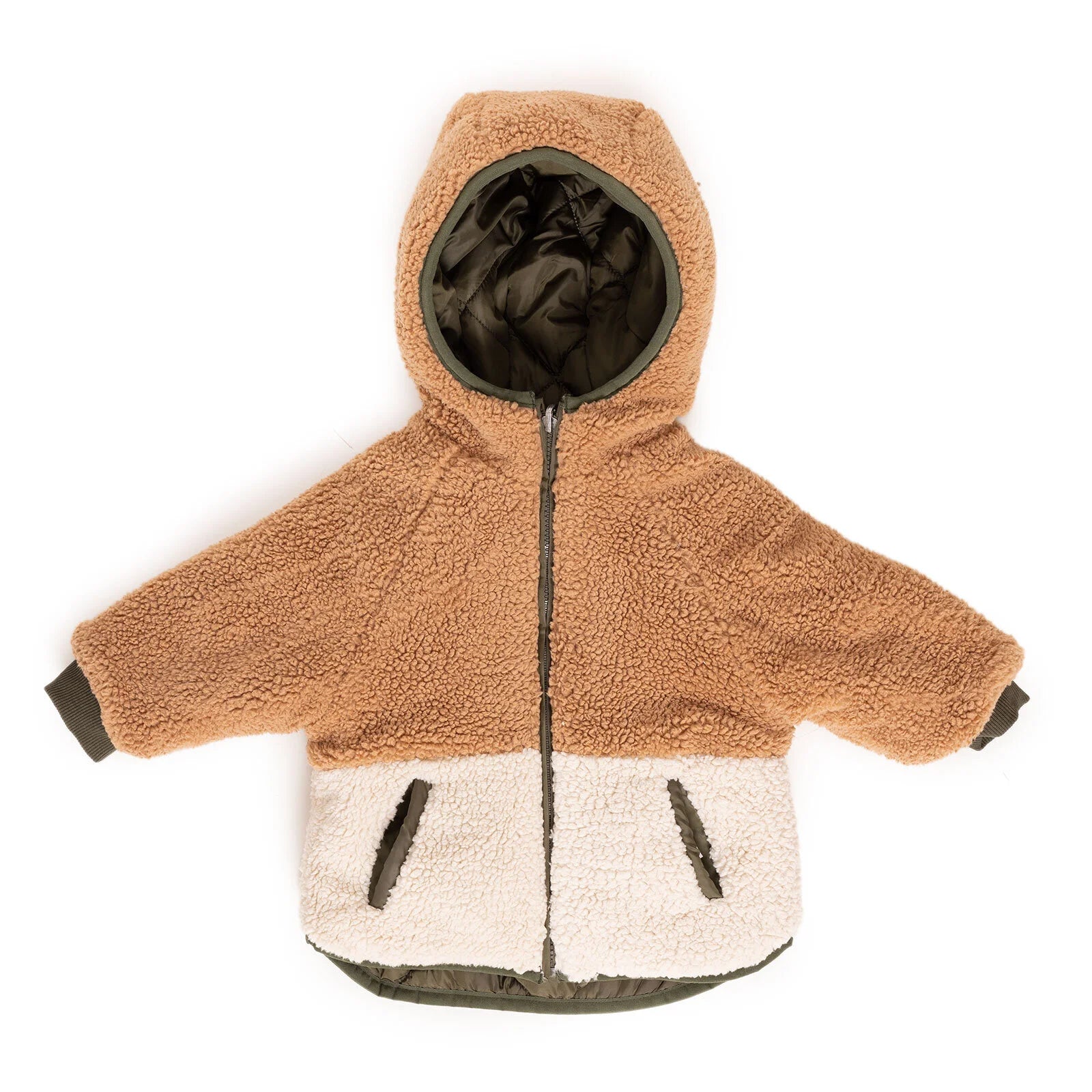 Midimod Basic Unisex Double - Sided Coat - Green - ebebek - Black Friday