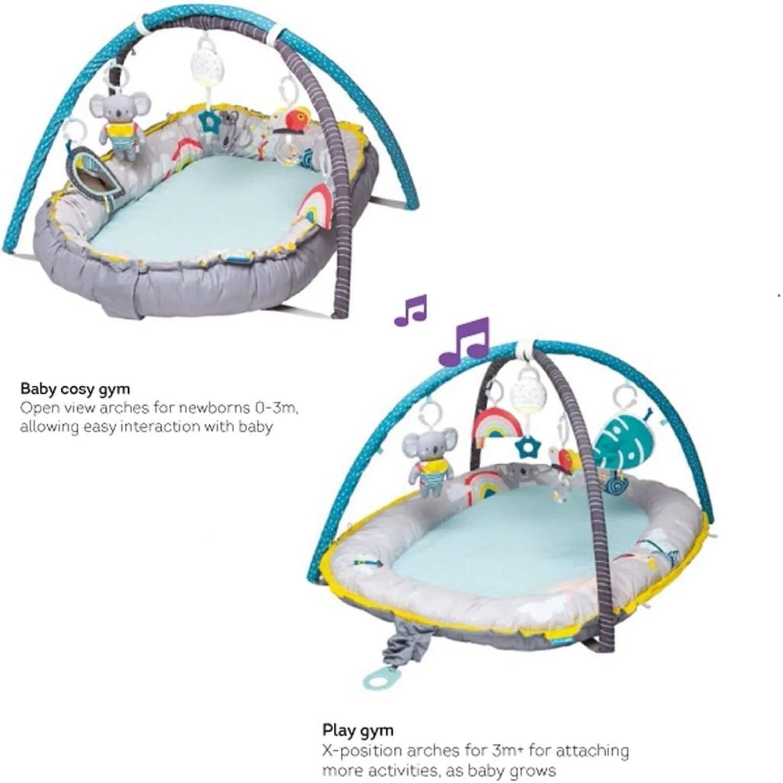 Taf Toys Koala Musical Cosy Gym - Taf Toys - ebebek