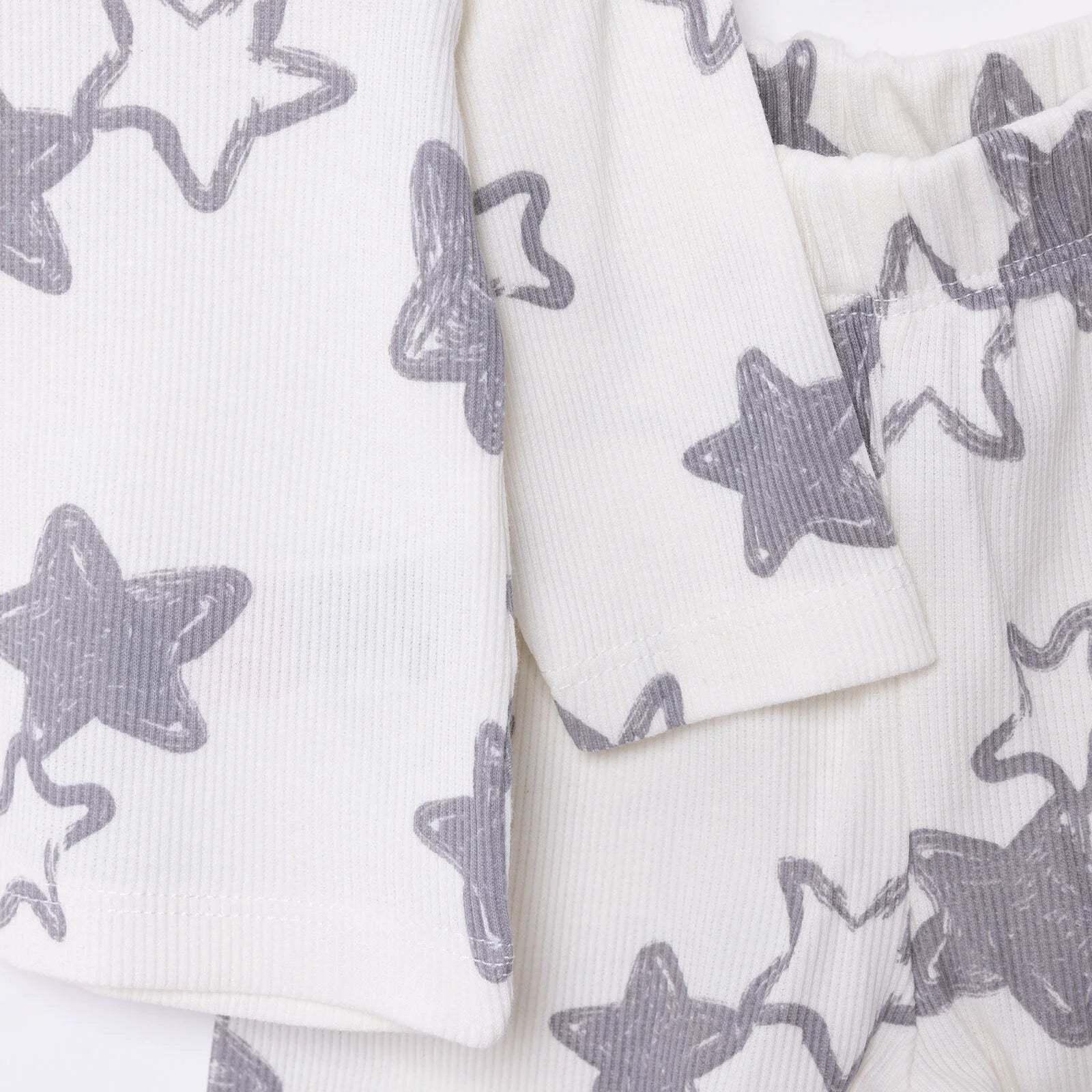 HelloBaby Boy Long Sleeve Pyjamas Set - Ecru - ebebek - Black Friday