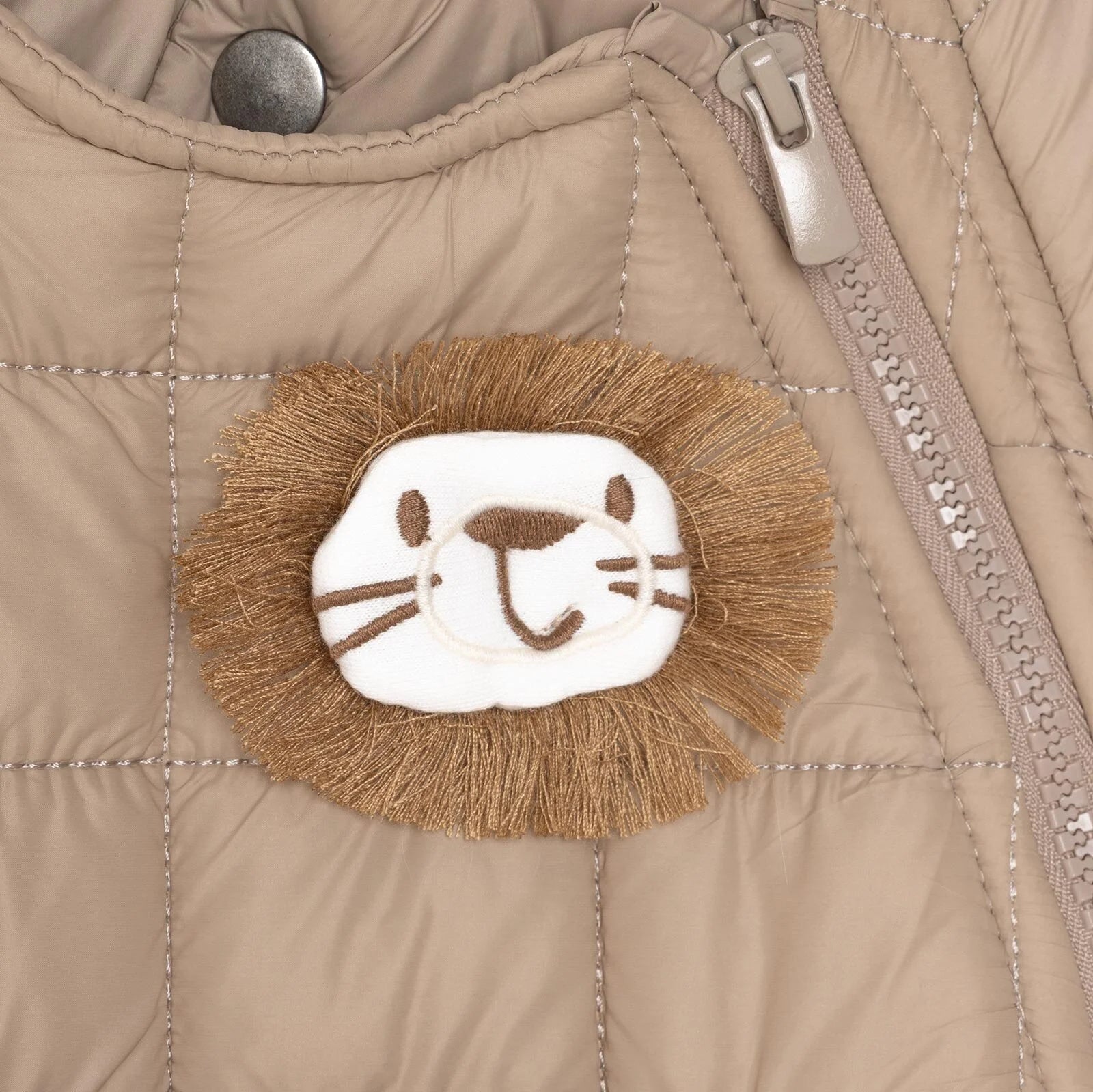 Midimod Basic Boy Quilted Snowsuit - Beige - ebebek - Black Friday