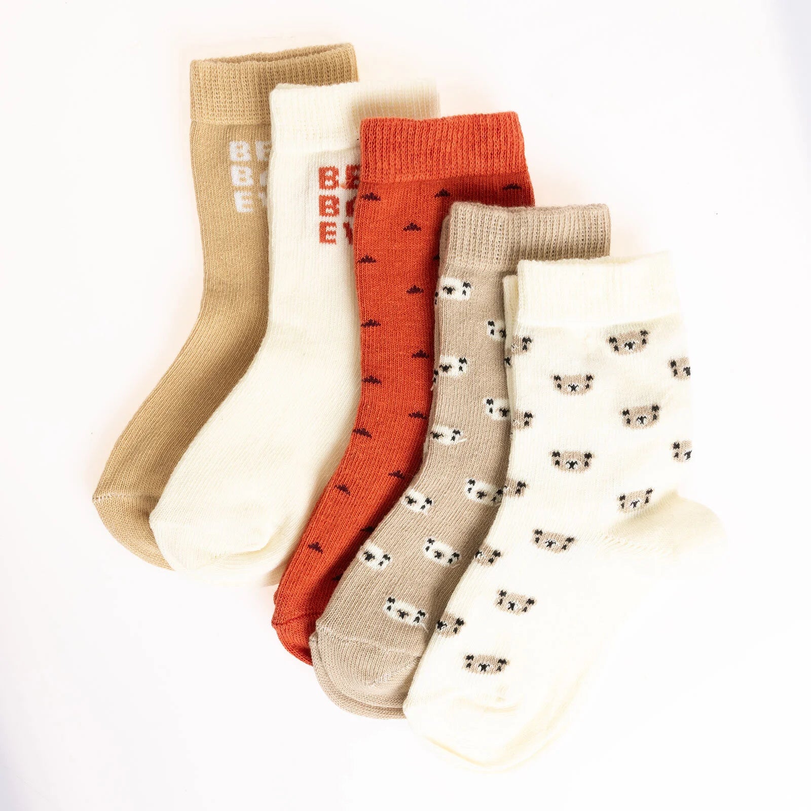 HelloBaby Baby Girl Pack of 5 Socks - Beige - ebebek - Black Friday