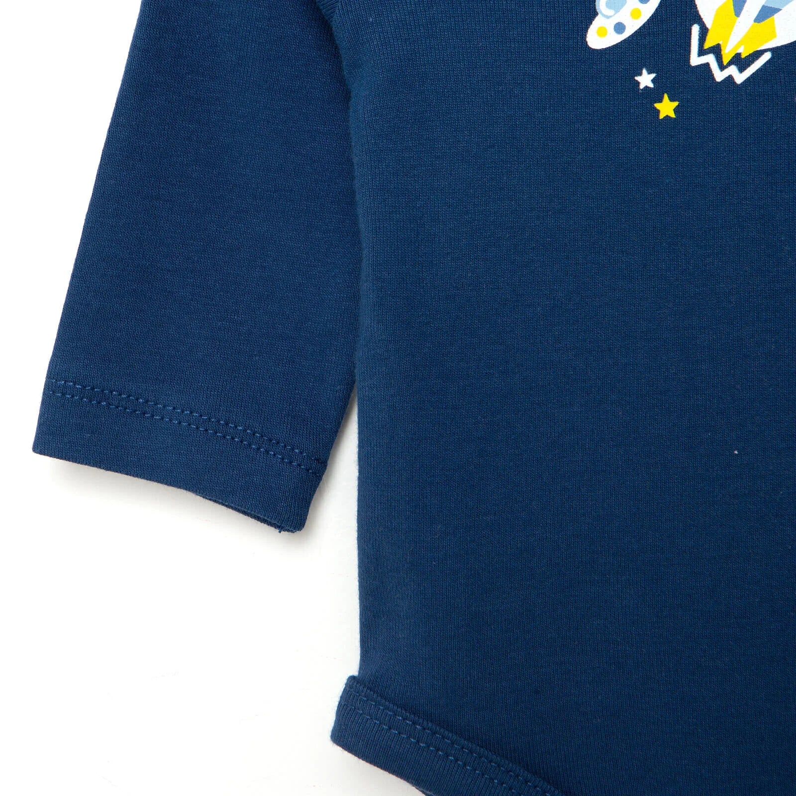 HelloBaby Baby Boy Long Sleeve Bodysuit - Navy Blue - ebebek - Black Friday