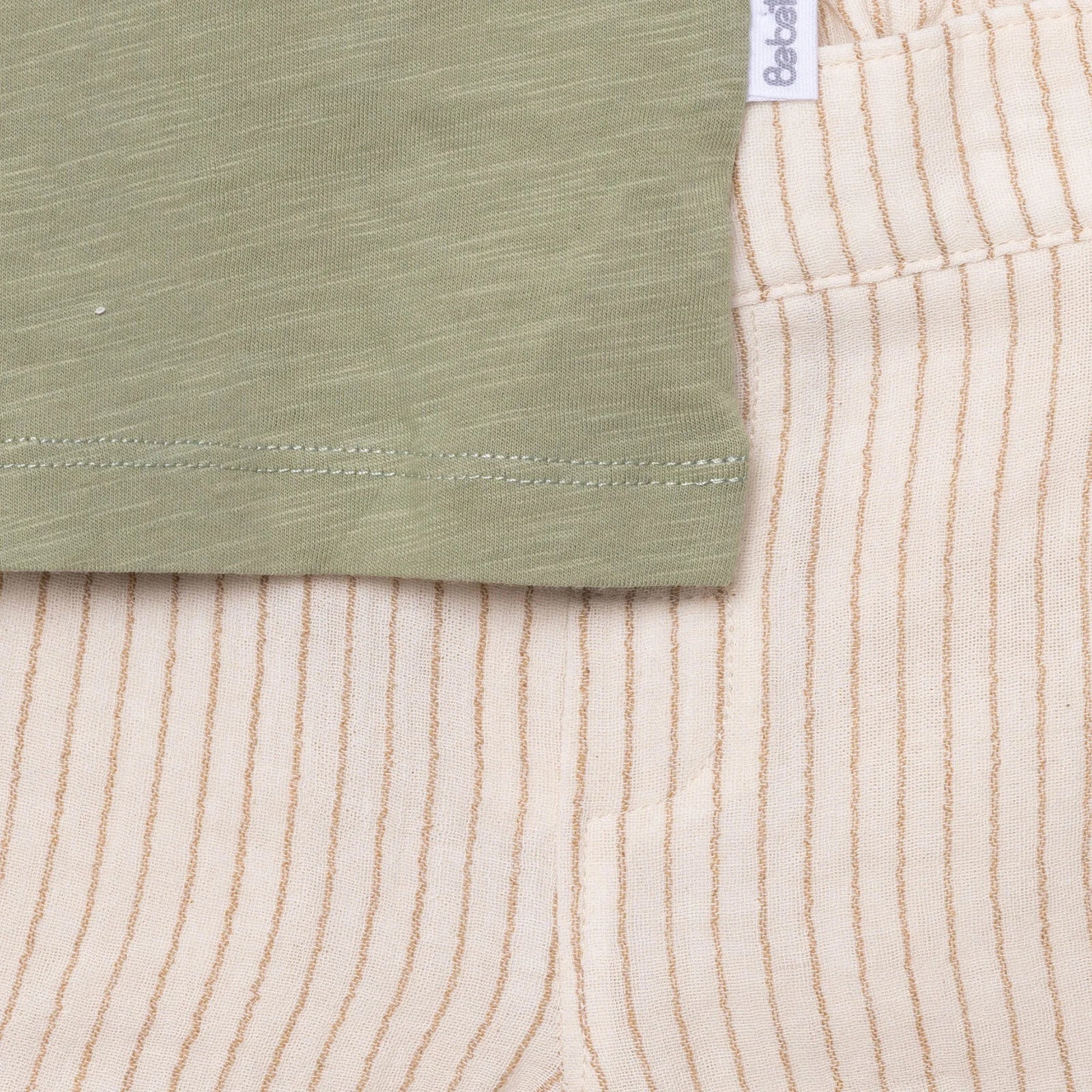 Bebetto Good Adventure Boy Tshirt - Short - Khaki - ebebek - Black Friday