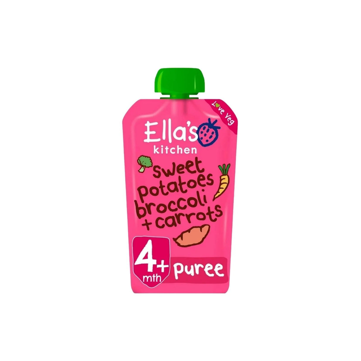 Ella's Kitchen Organic Sweet Potatoes Broccoli & Carrots 4+ months 120g - ebebek - Black Friday